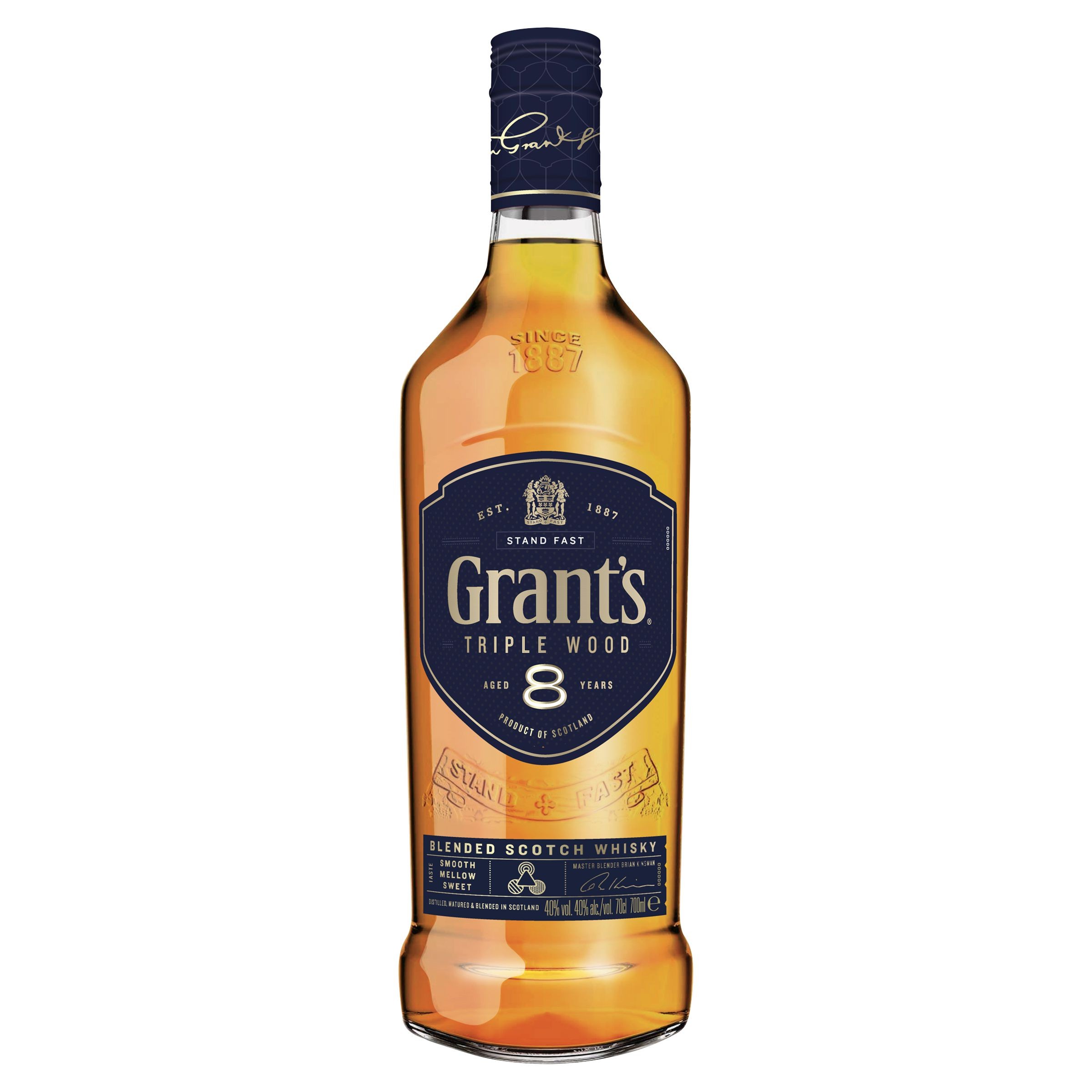 Nápoje - Grants triple wood 8yo 40% 0,7 l