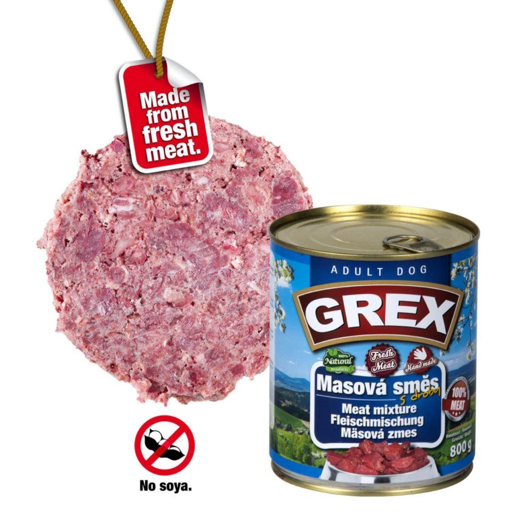 Svět zvířat - Grex Masová směs konzerva 800 g