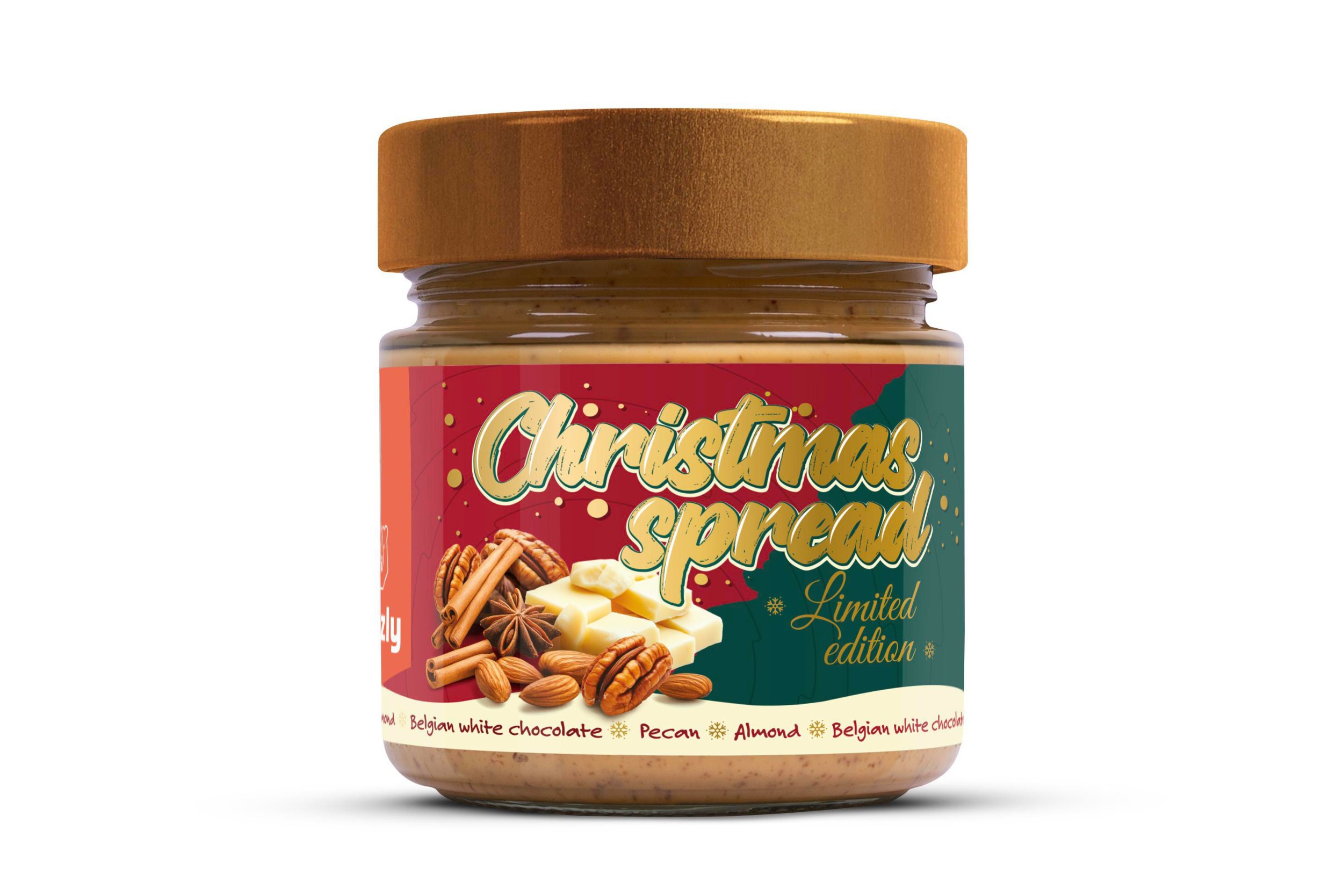 Trvanlivé potraviny - Grizly Christmas spread 230 g