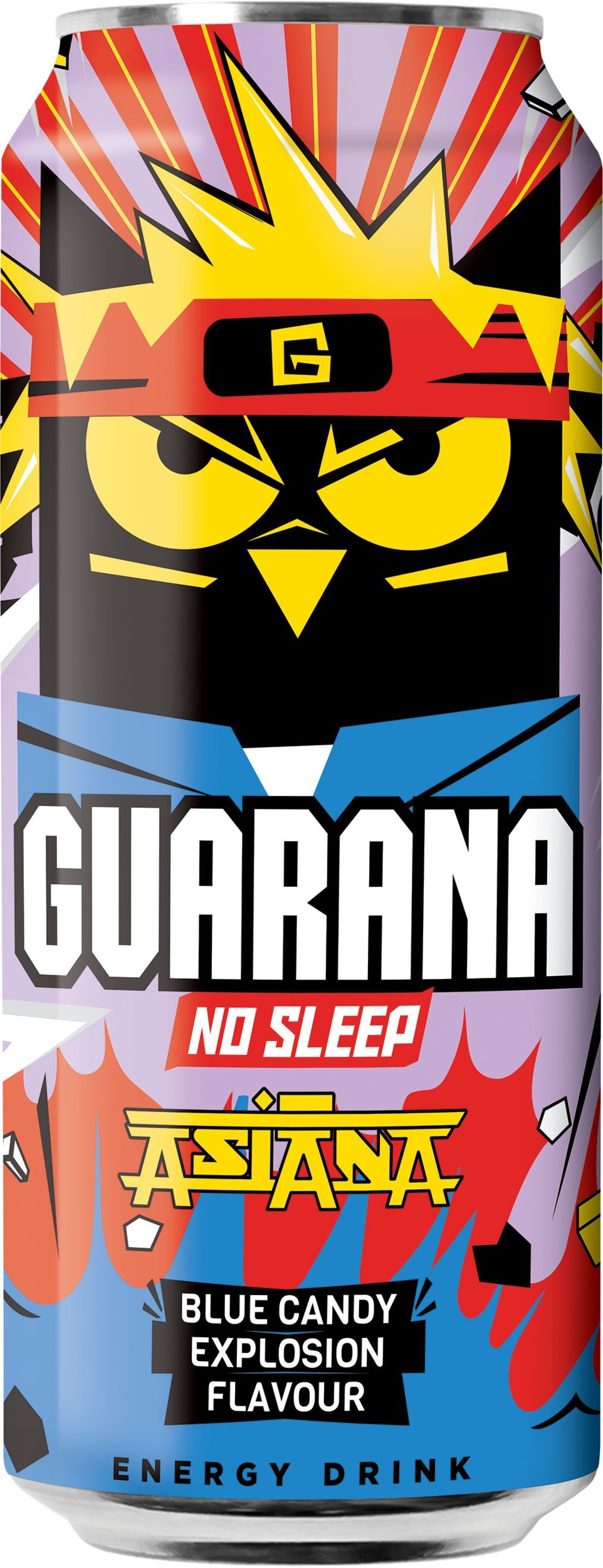 Nápoje - Guarana Asiana Blue candy explosion 0,5l
