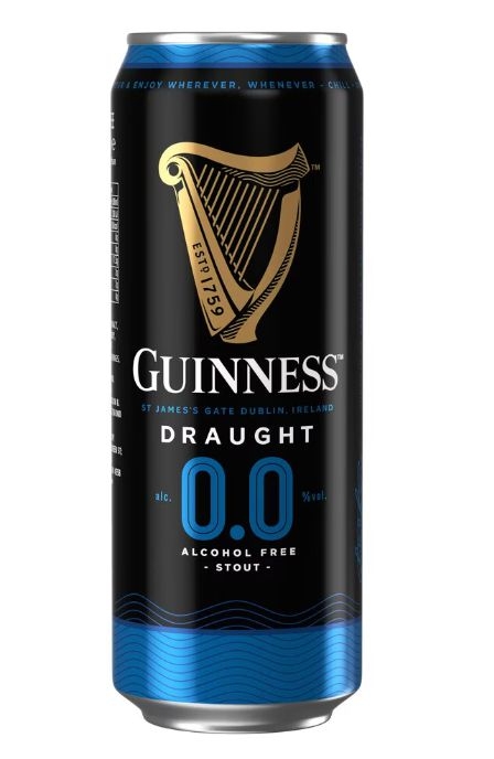 Nápoje - Guinness Nealko 0.0% Draught Stout 0,44l