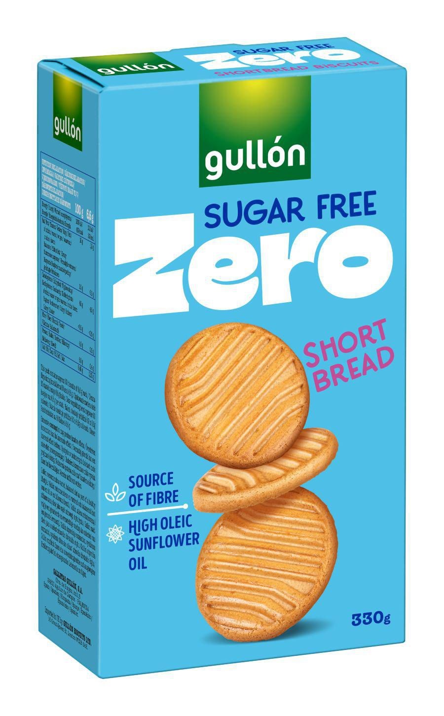 Zdravý svět - Gullón Shortbread sušenky bez cukru, se sladidly 330 g