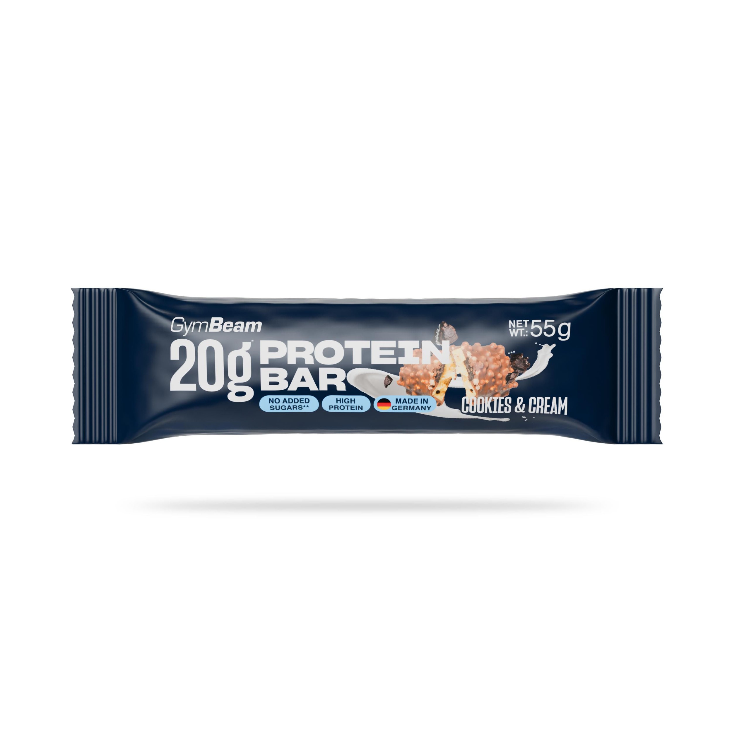 Domácnost a Zahrada - GymBeam 20 g Protein bar cookies-krém 55 g