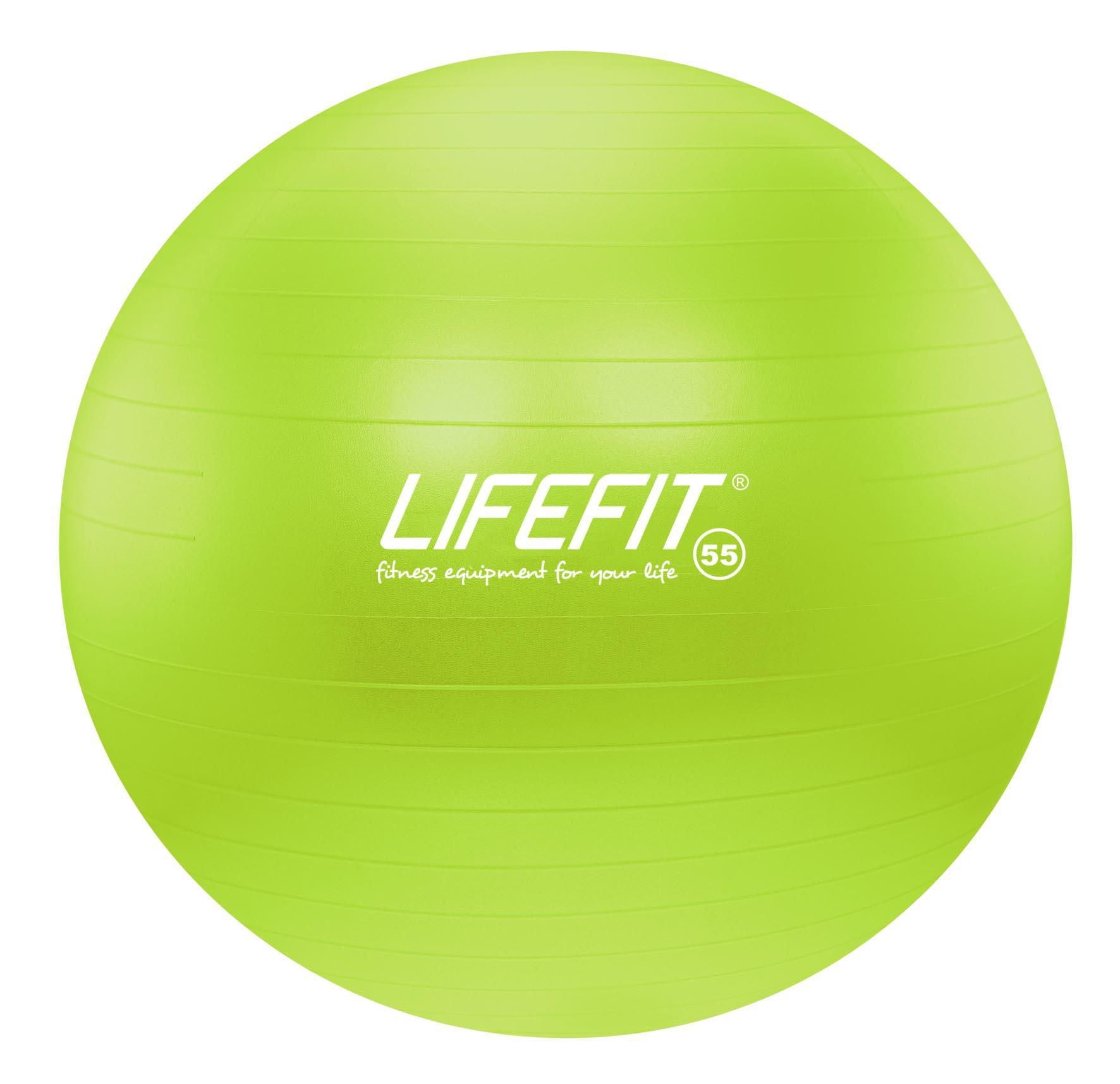 Domácnost a Zahrada - Gymnastický míč LIFEFIT ANTI-BURST 55 cm, zelený