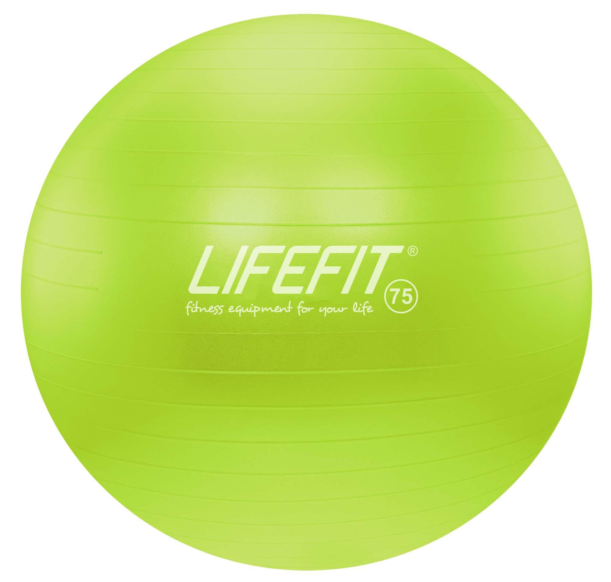 Domácnost a Zahrada - Gymnastický míč LIFEFIT ANTI-BURST 75 cm, zelený