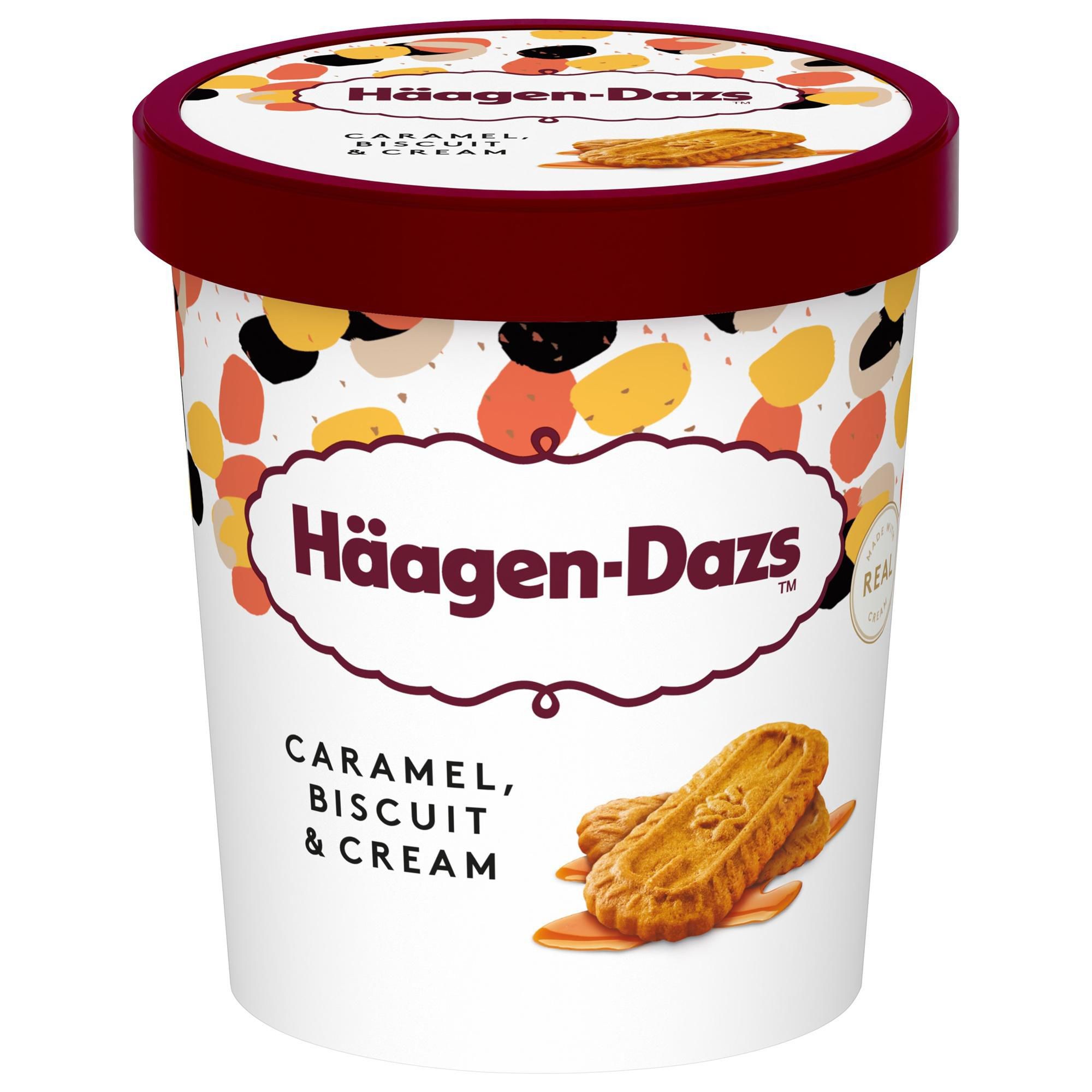 Mražené potraviny - Häagen-Dasz karamel se sušenkami 460ML