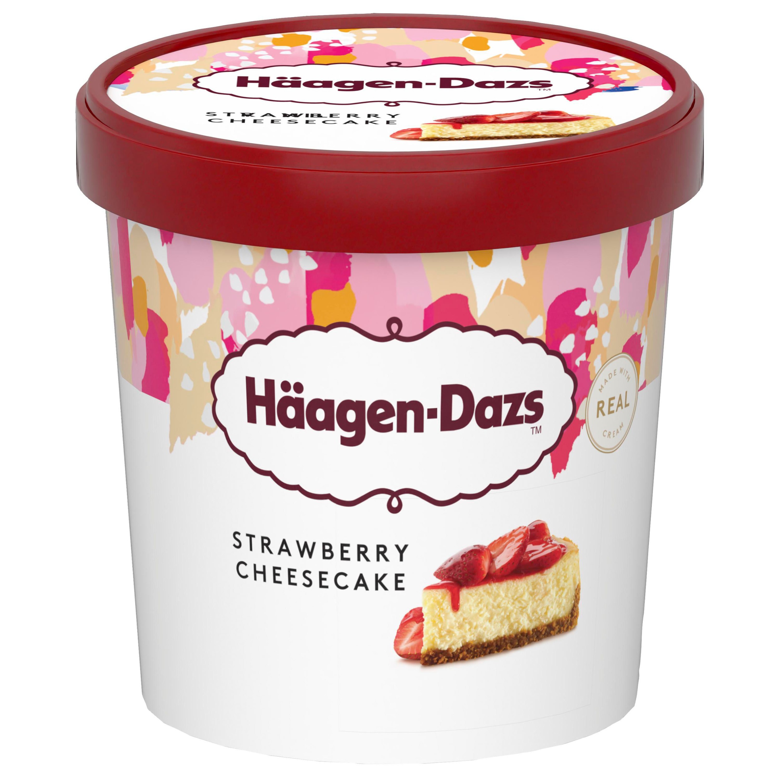 Mražené potraviny - Häagen Dazs Jahodový Cheesecake 95ml