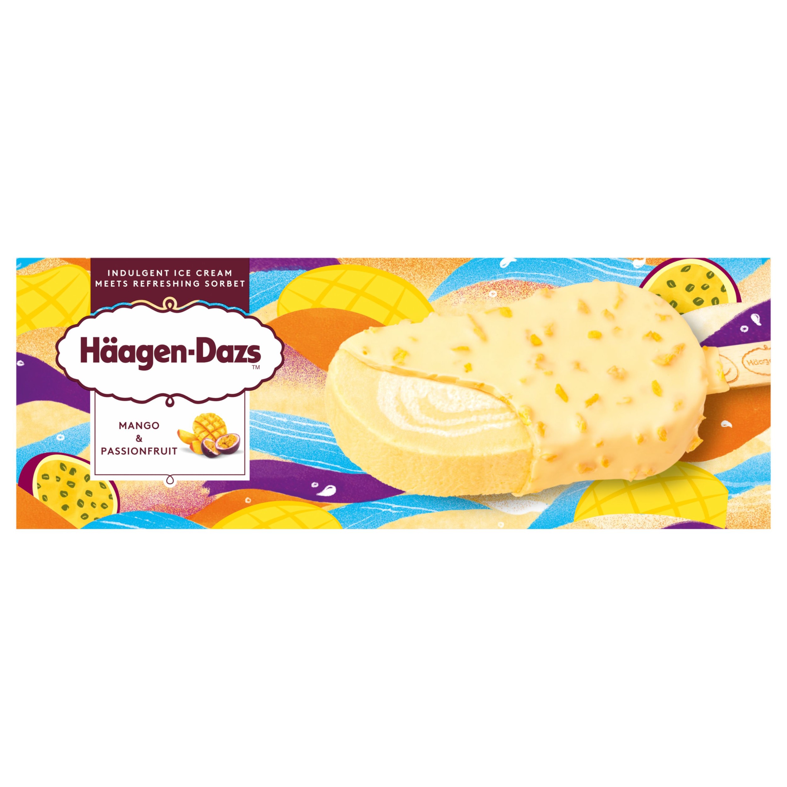 Mražené potraviny - Häagen Dazs nanuk Mango+Passionfruit 80ml