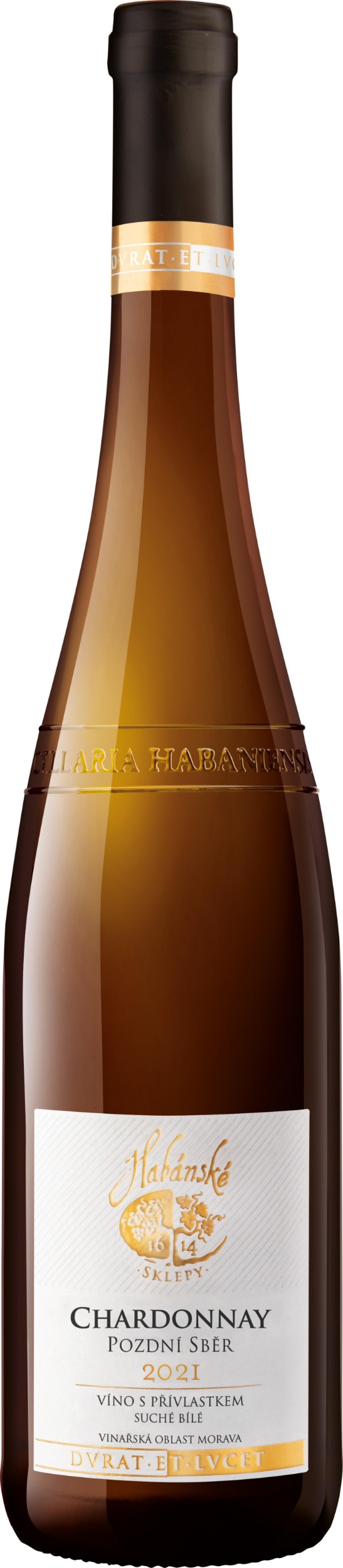 Nápoje - Habánské Sklepy Chardonnay pozdní sběr 750 ml