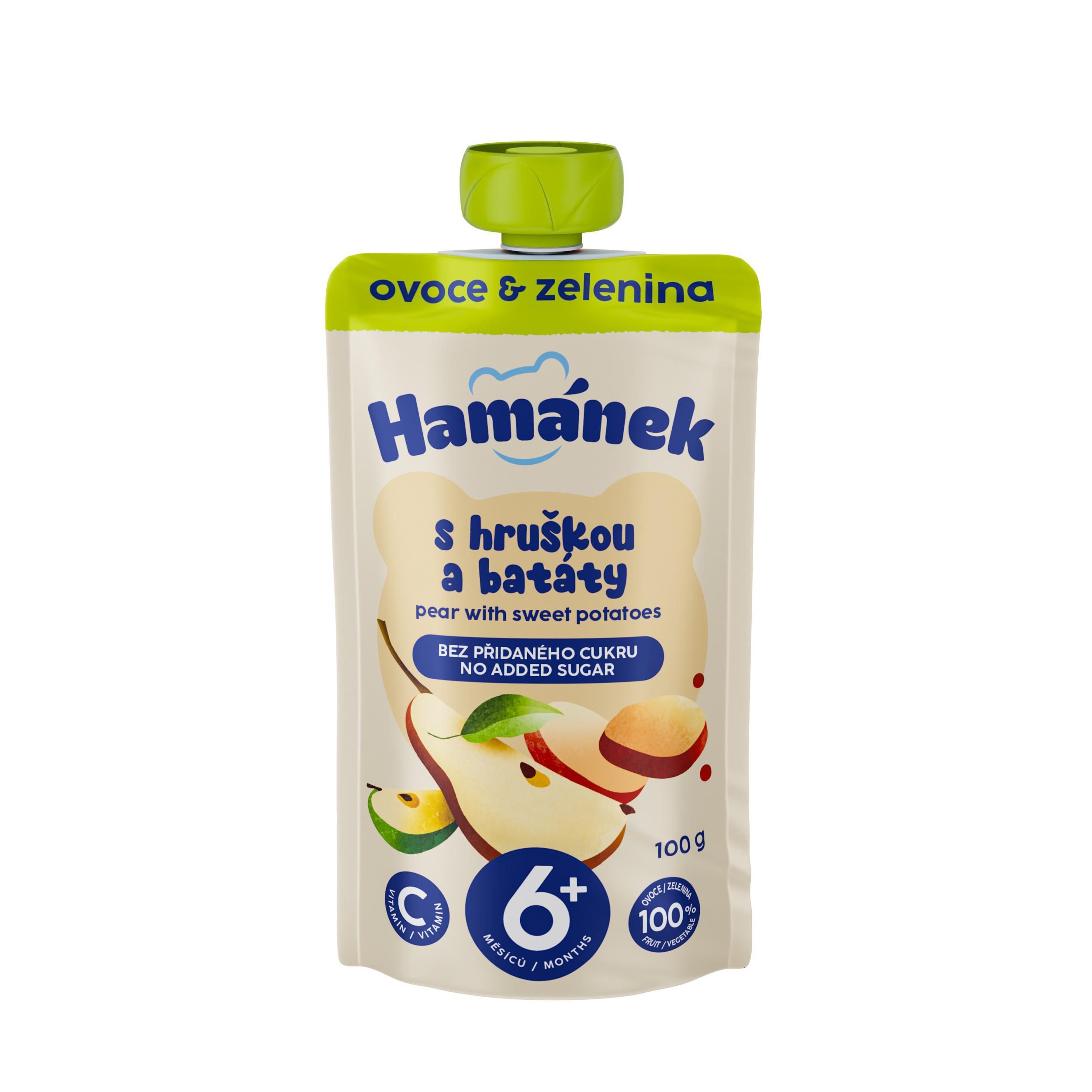 Svět dětí - Hamánek Jablko s hruškou & batáty 100 g
