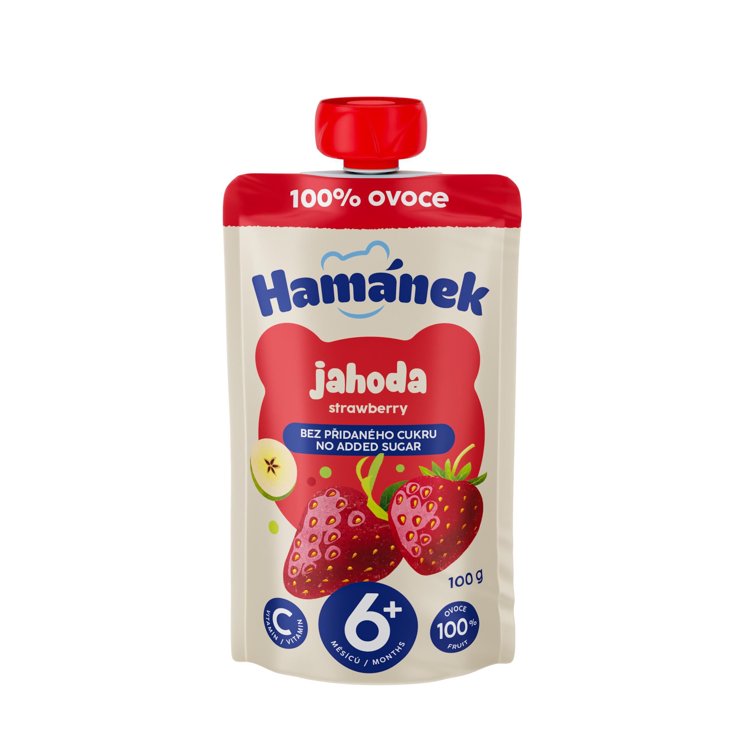 Svět dětí - Hamánek Jahoda přesnídávka 100 g