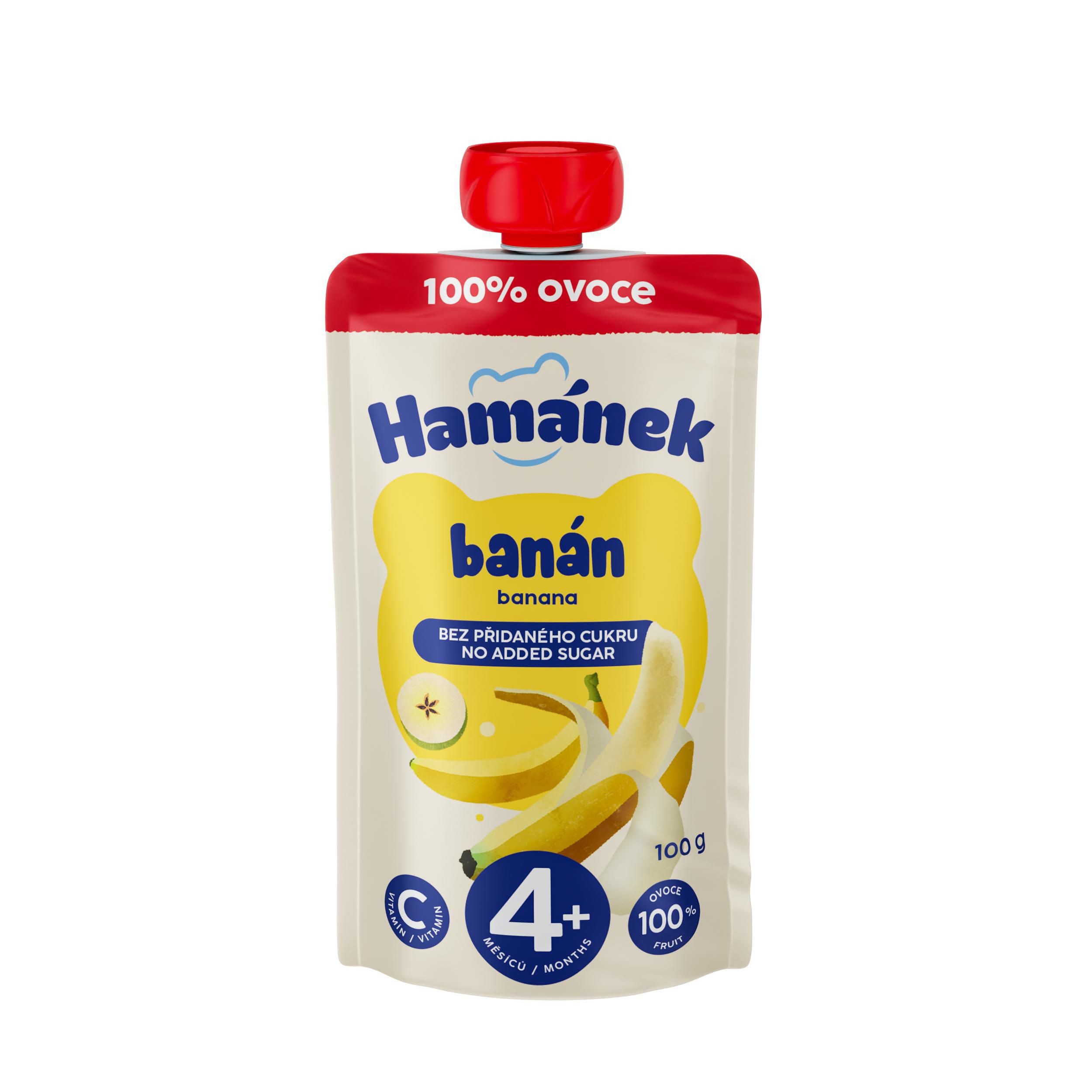 Svět dětí - Hamánek Kapsička banán 100g