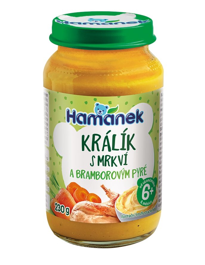 Svět dětí - Hamánek Králík s bramborem v mrkvové omáčce 230 g