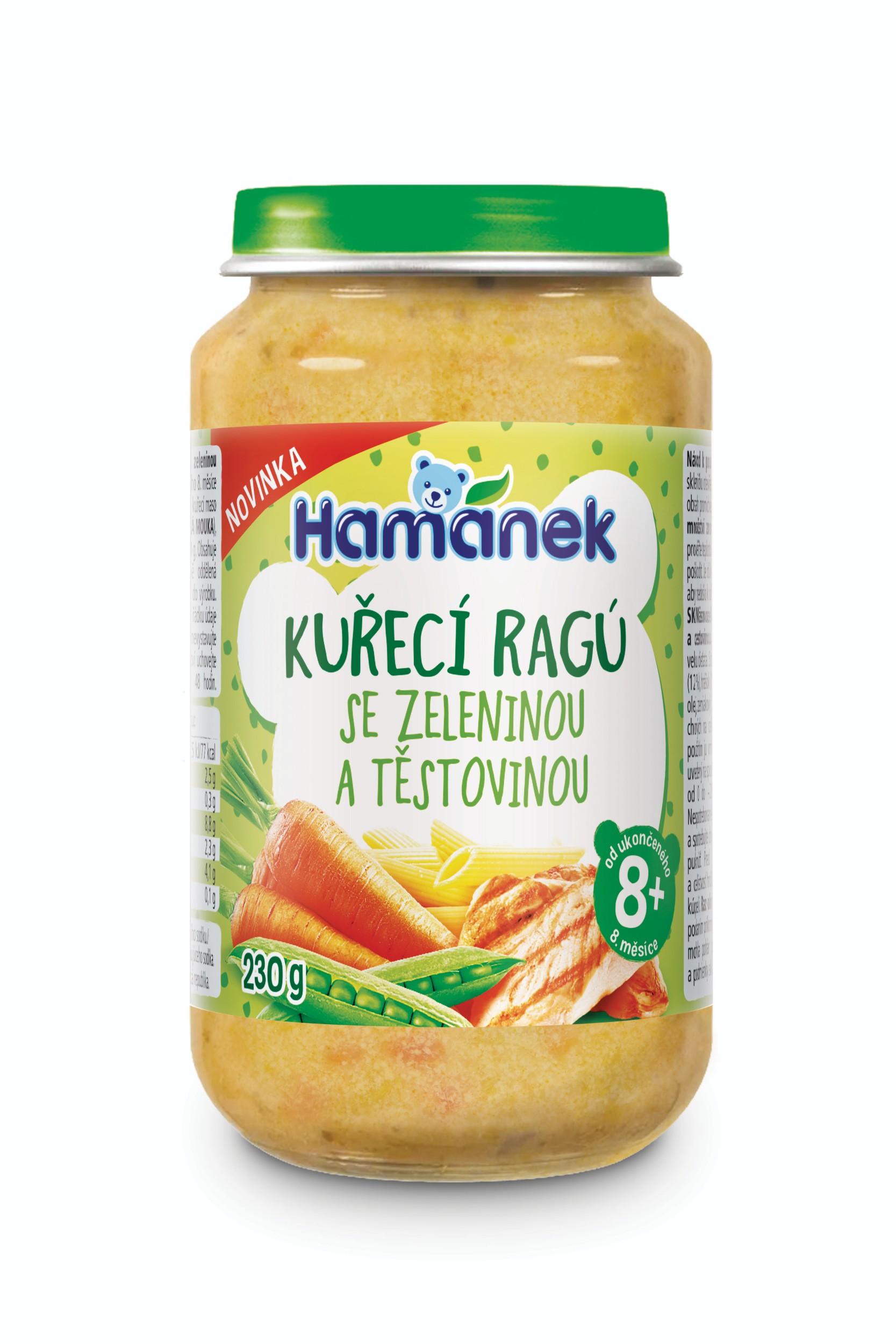 Svět dětí - Hamánek Kuřecí ragů zeleninové těstoviny 230 g