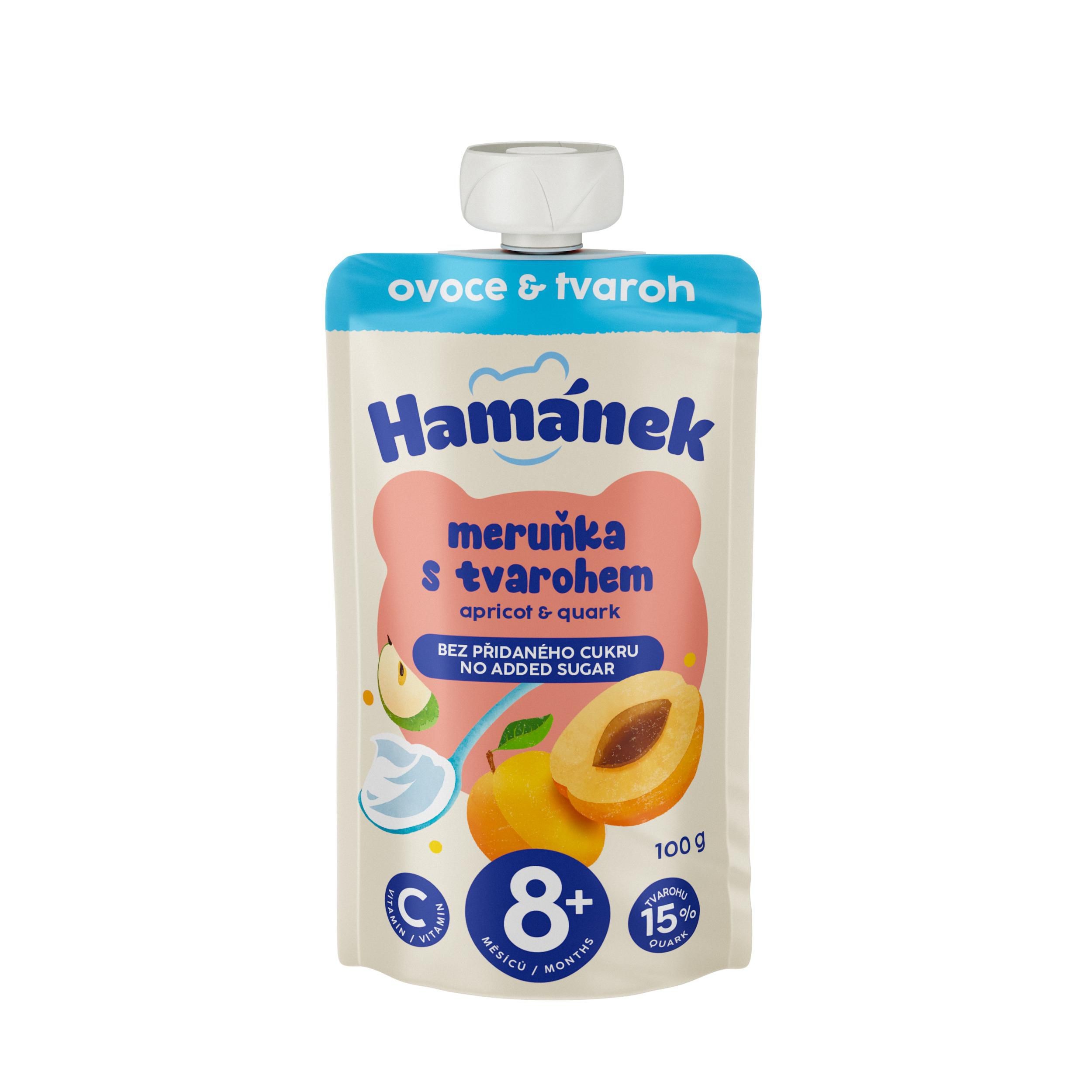 Svět dětí - Hamánek Meruňka tvarohová přesnídávka 100 g