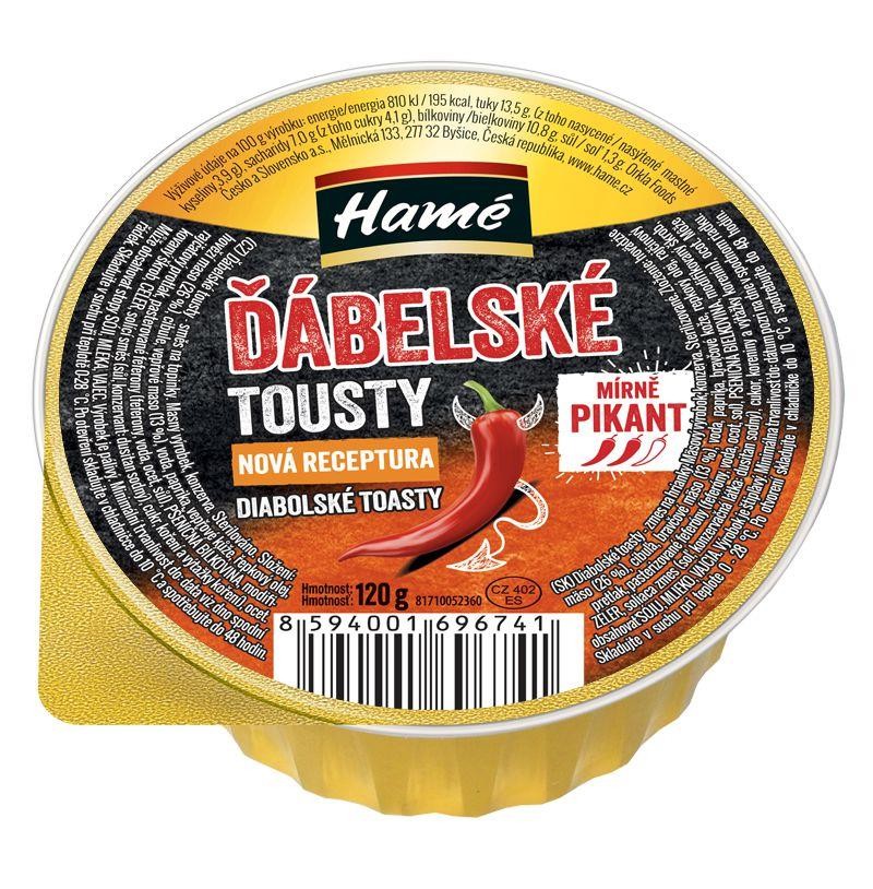 Trvanlivé potraviny - Hamé Ďábelské tousty 120g