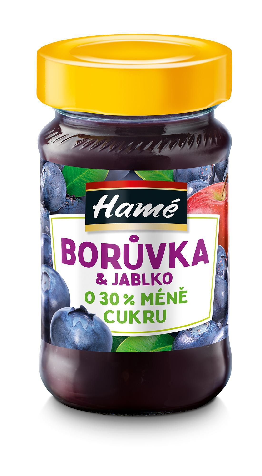 Trvanlivé potraviny - Hamé Džem borůvkový se sníženým obsahem cukru 230g