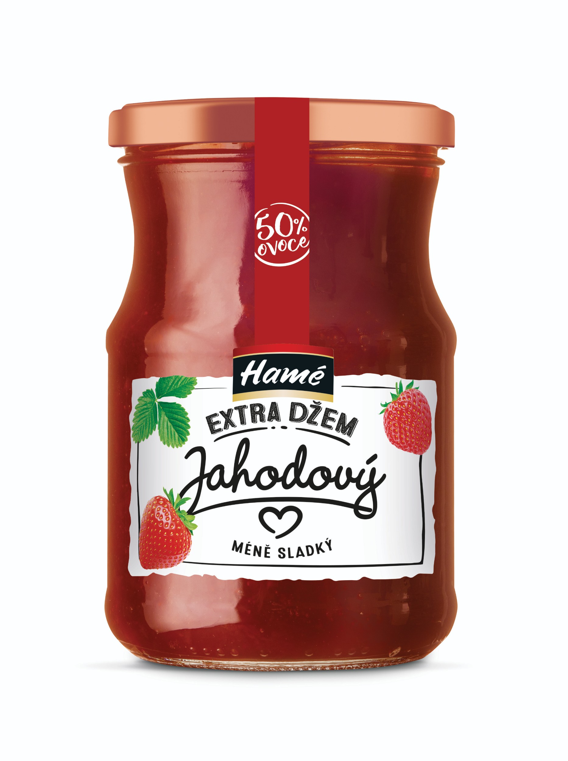 Trvanlivé potraviny - Hamé Extra Džem Jahodový 640g