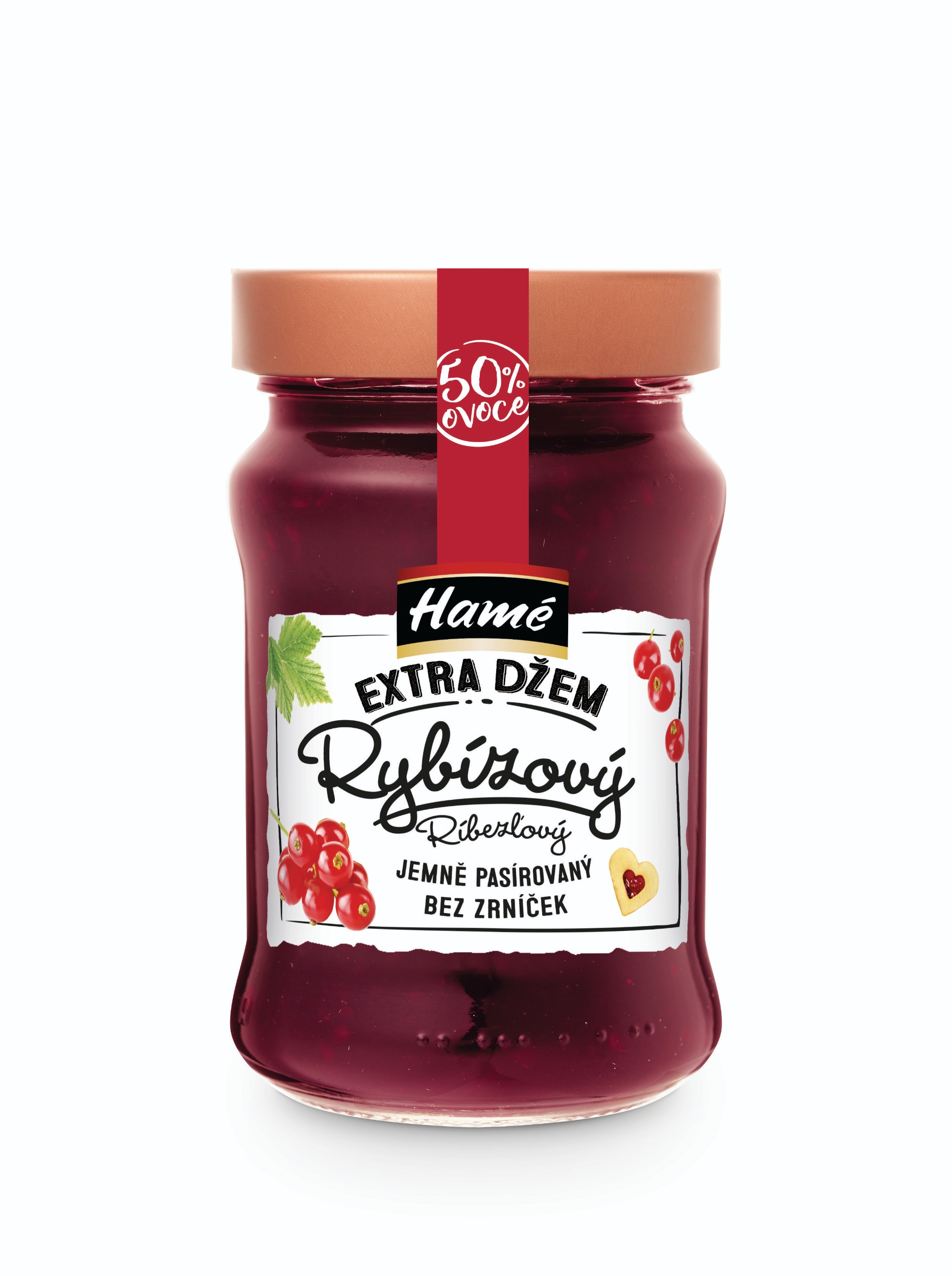 Trvanlivé potraviny - Hamé Extra džem rybízový speciální 340g