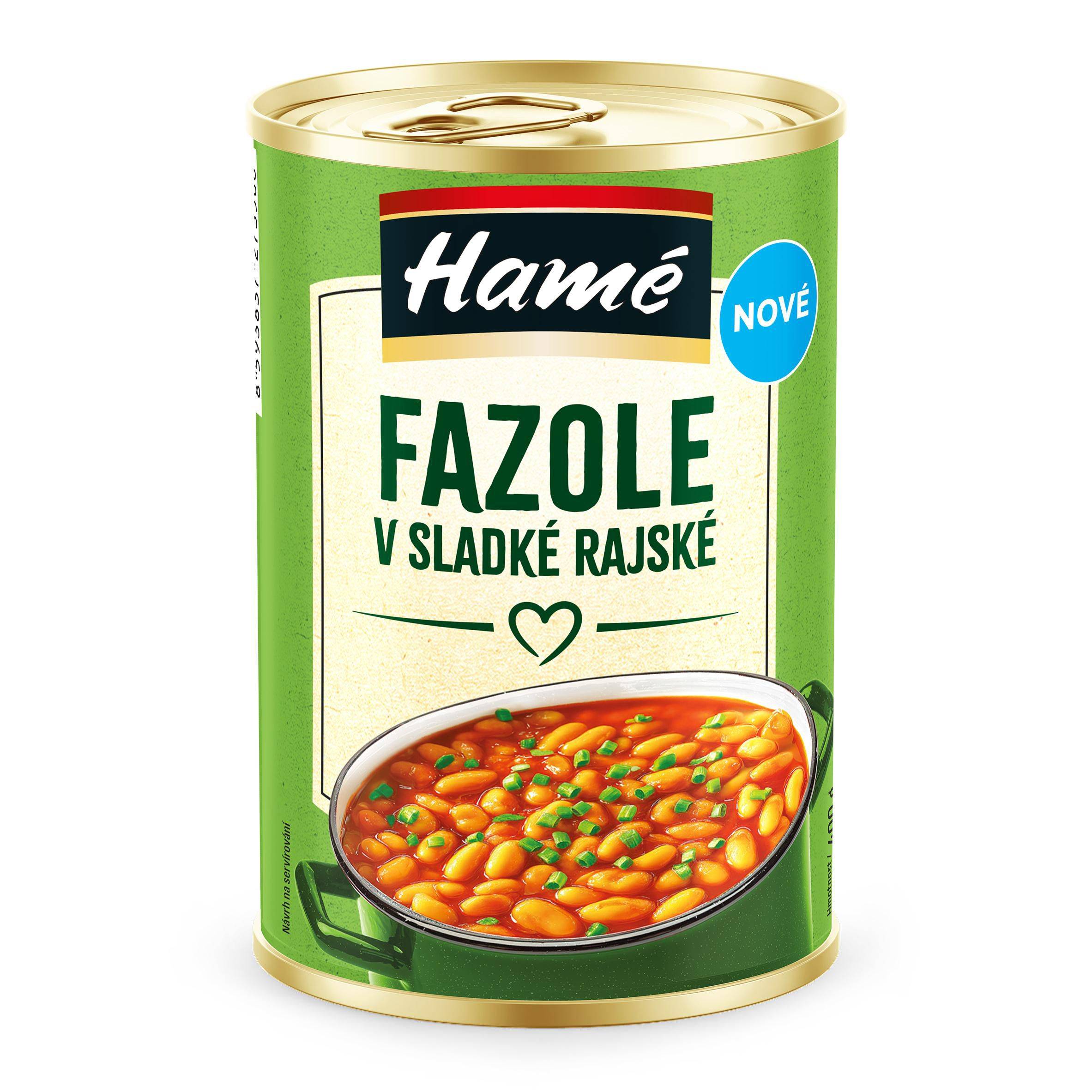 Trvanlivé potraviny - Hamé Fazole v sladké rajské 400g