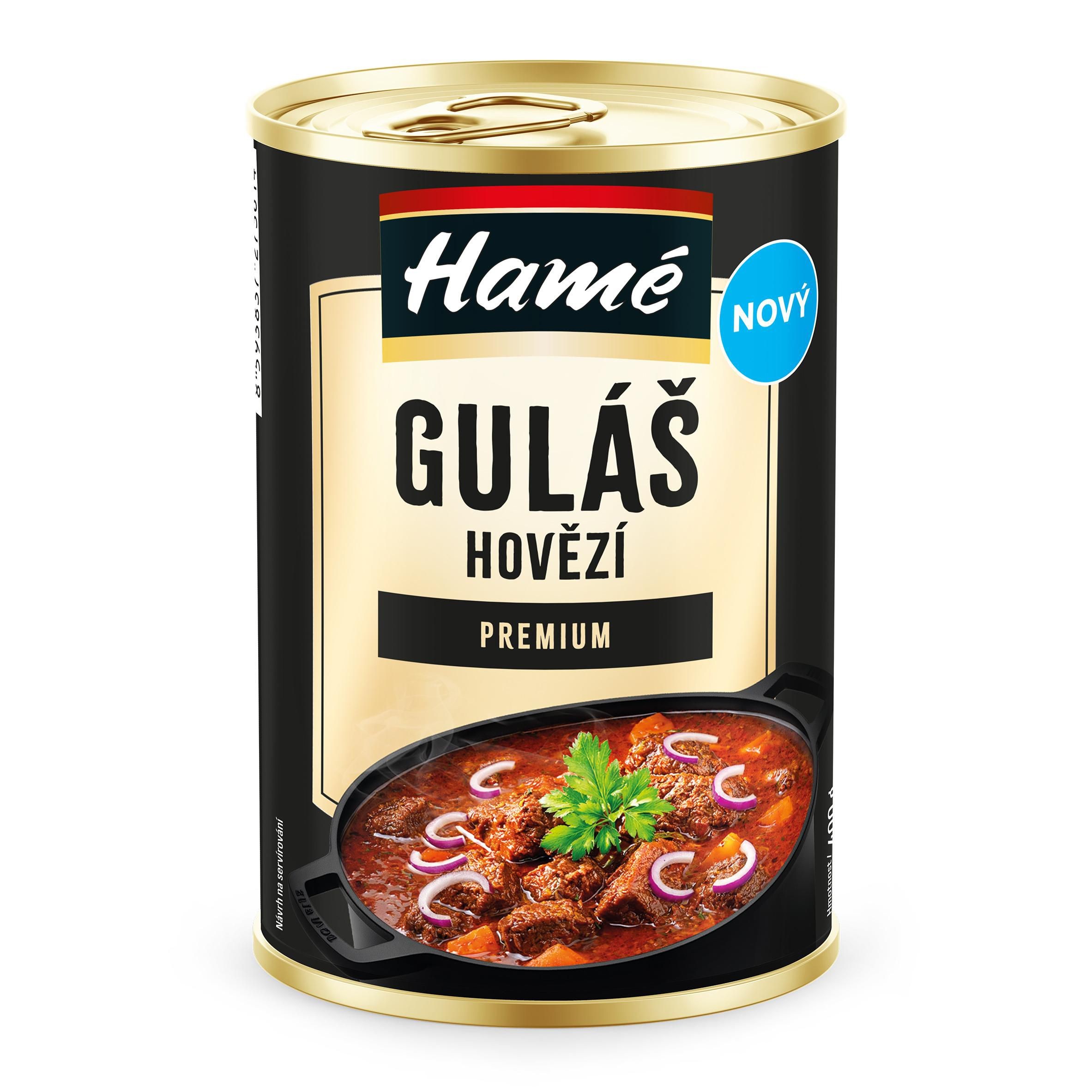 Trvanlivé potraviny - Hamé Hovězí guláš premium 400g