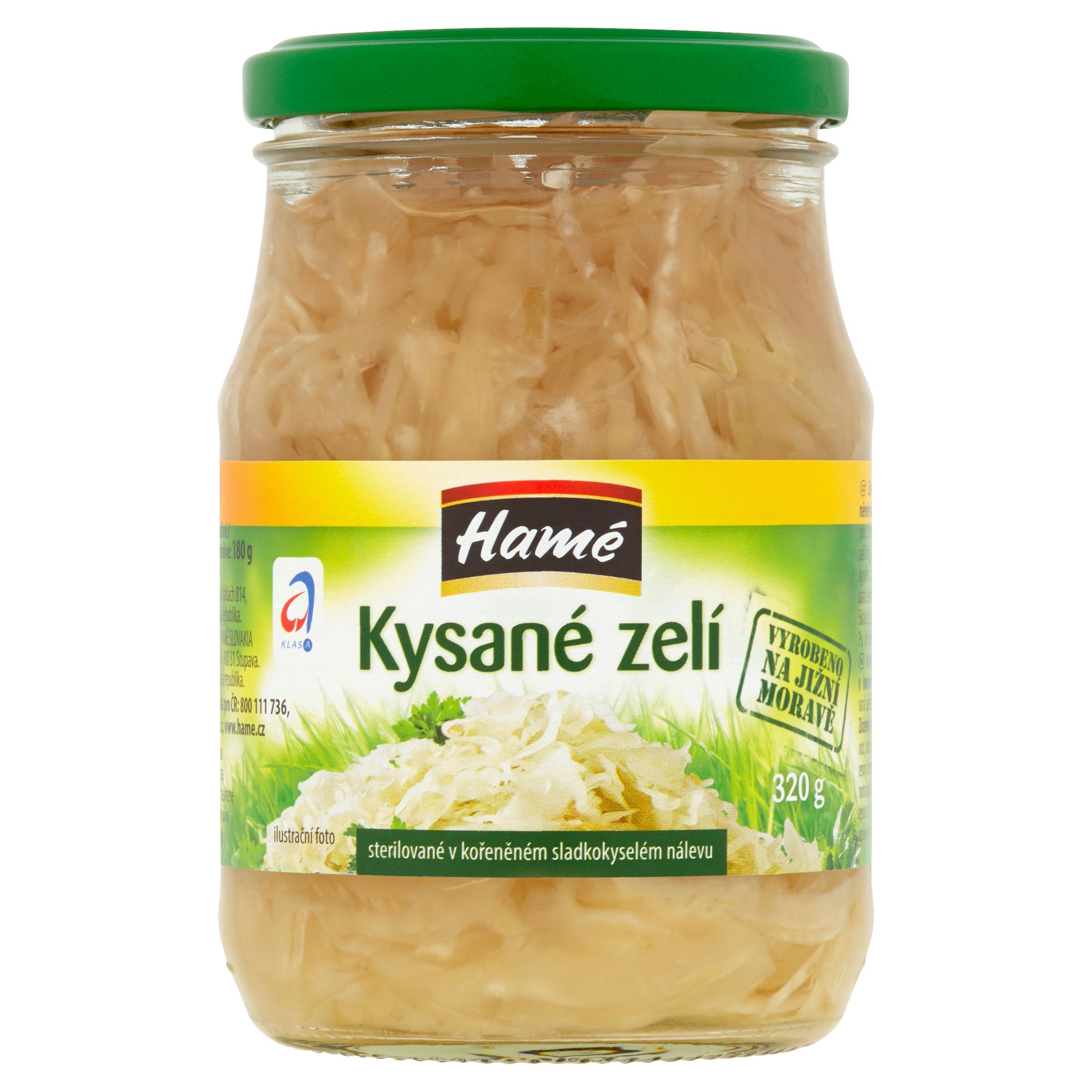 Trvanlivé potraviny - Hamé Kysané zelí bílé 320 g
