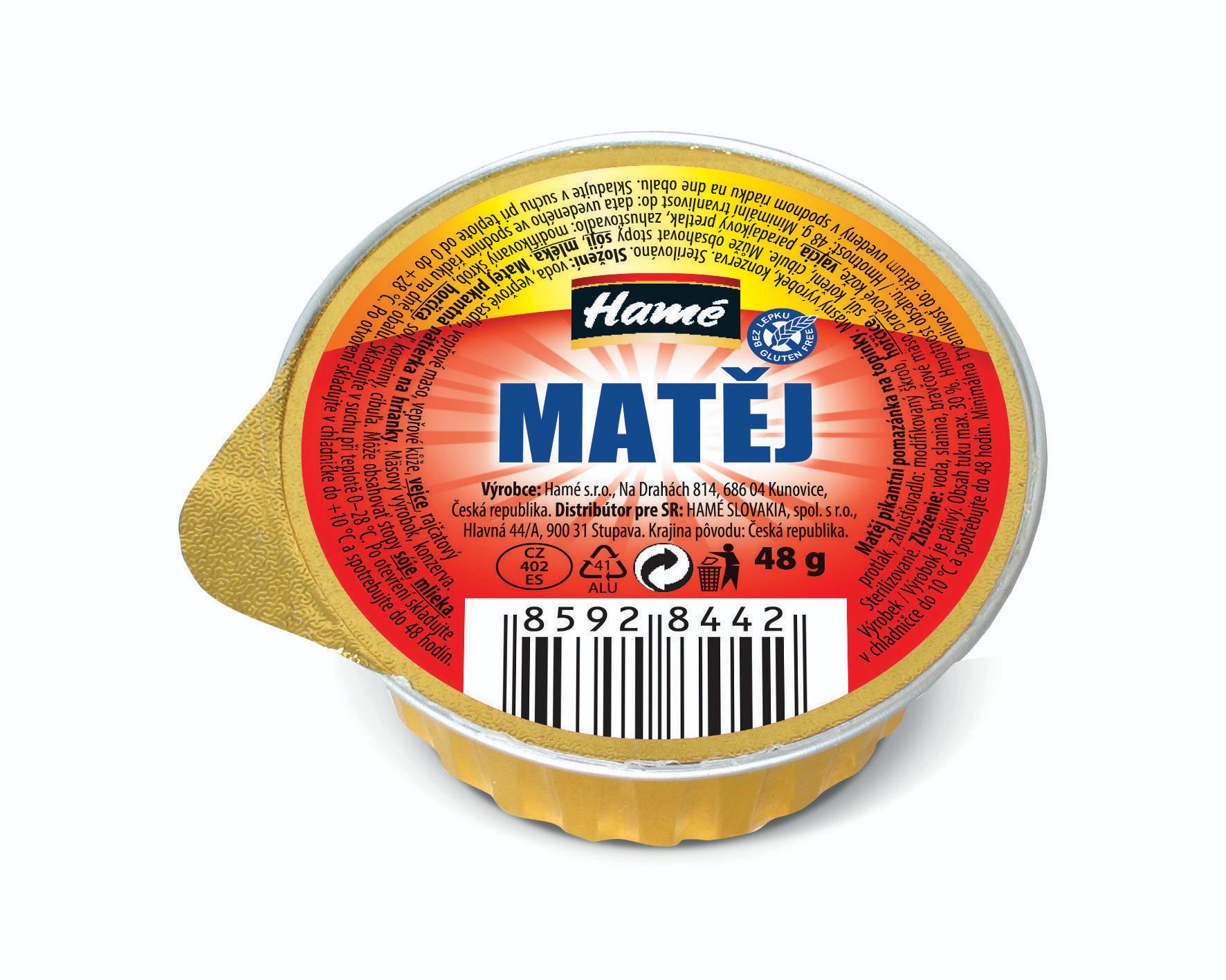 Trvanlivé potraviny - Hamé Matěj 48g
