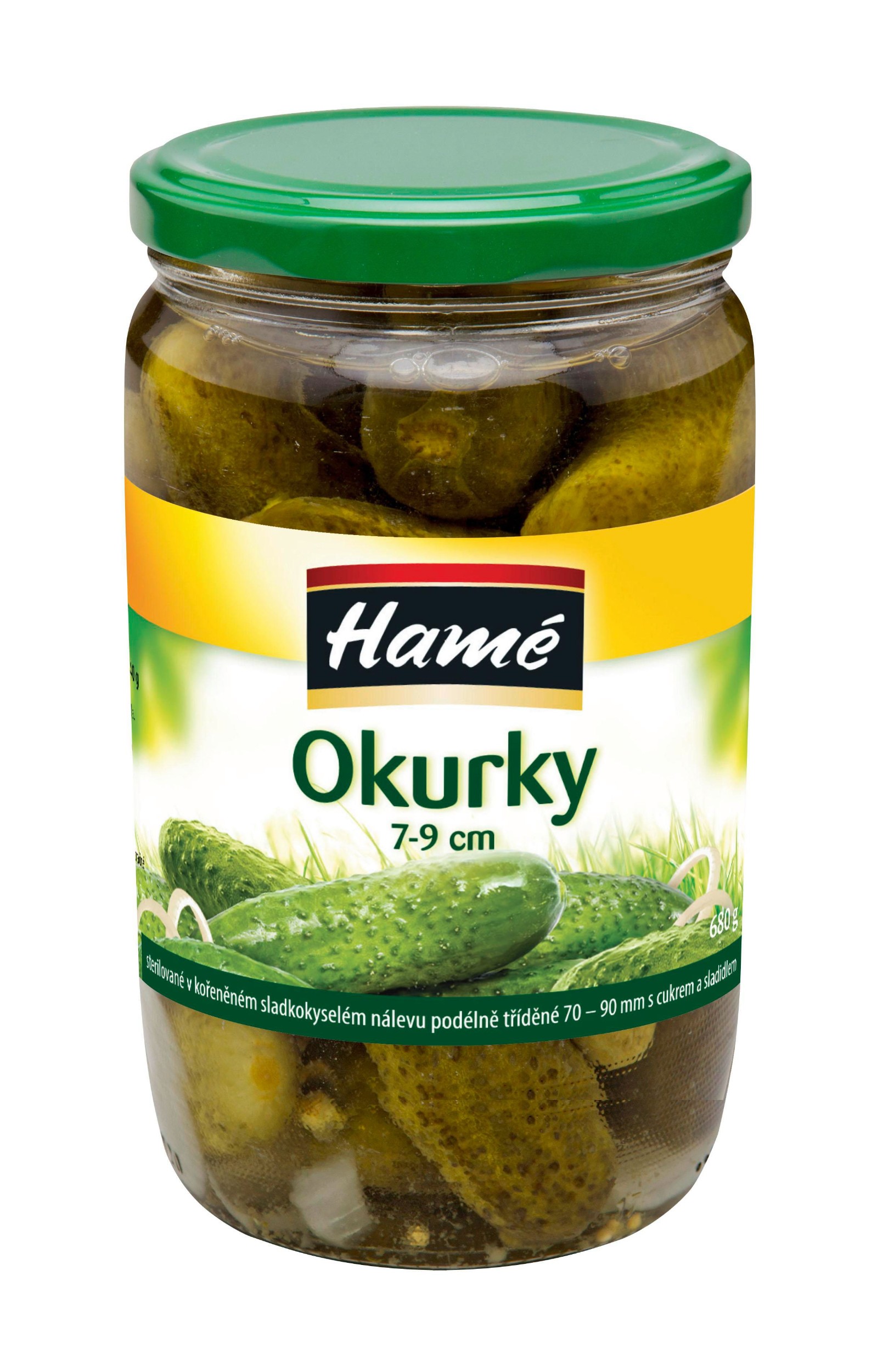 Trvanlivé potraviny - Hamé Okurky 7-9 cm 680 g
