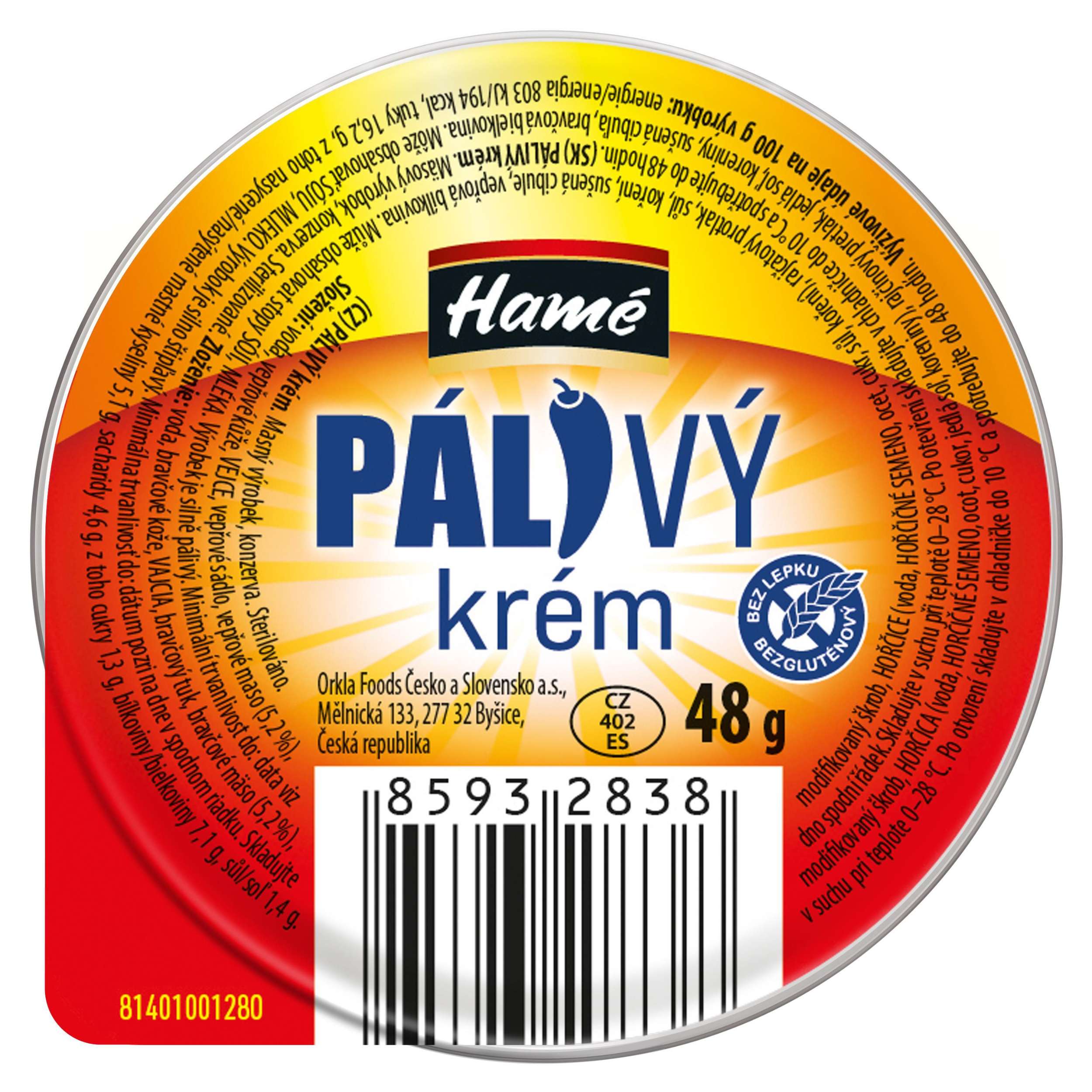 Trvanlivé potraviny - Hamé Pali Pikantní pomazánka 48 g