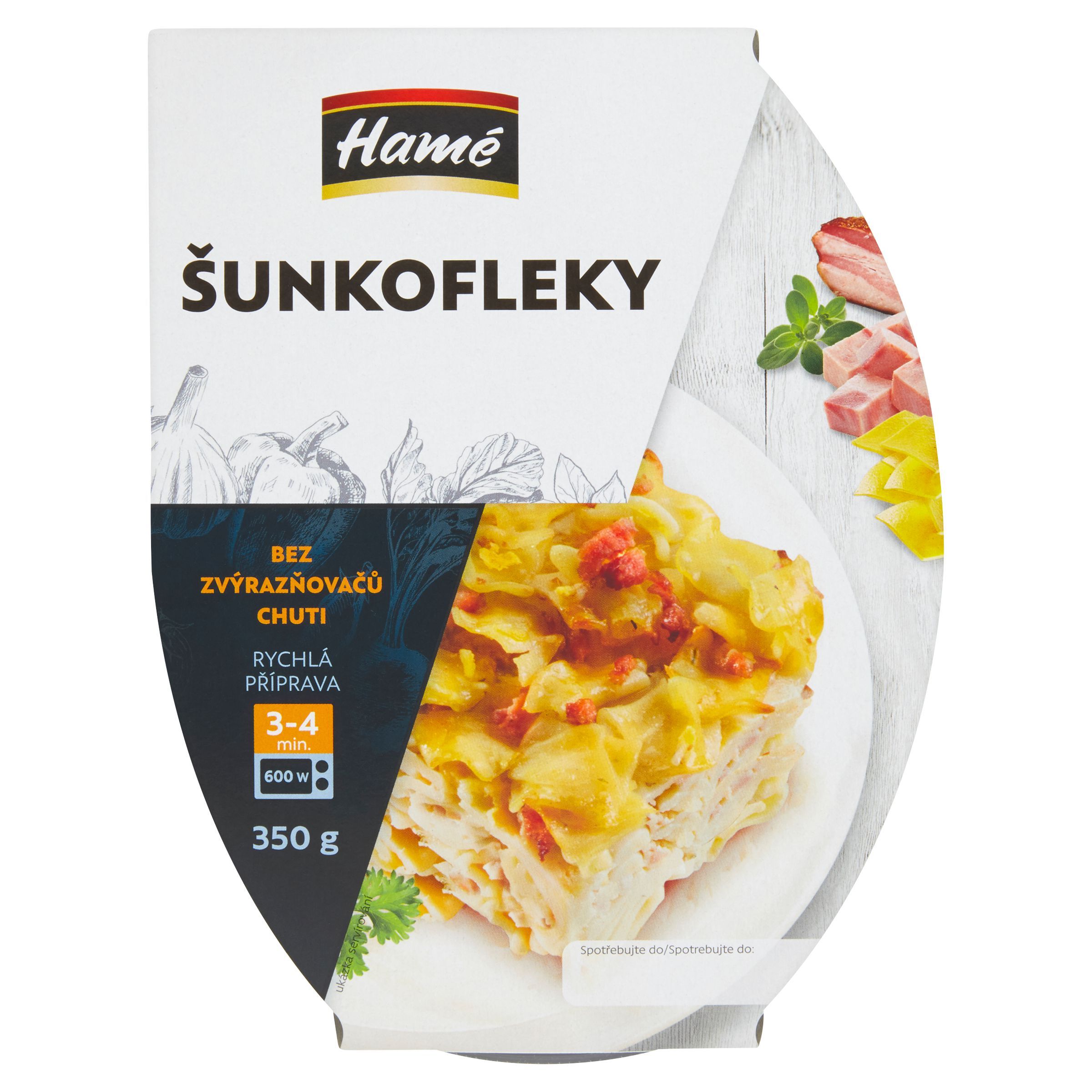 Hotová jídla - Hamé Šunkofleky 350 g