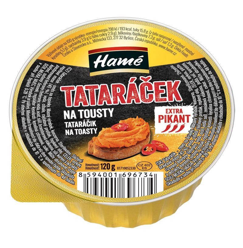 Trvanlivé potraviny - Hamé Tataráček na tousty 120g