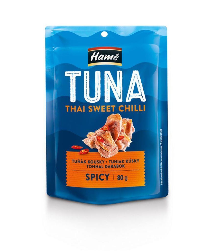 Trvanlivé potraviny - Hamé Tuňák kousky thai chilli 80g