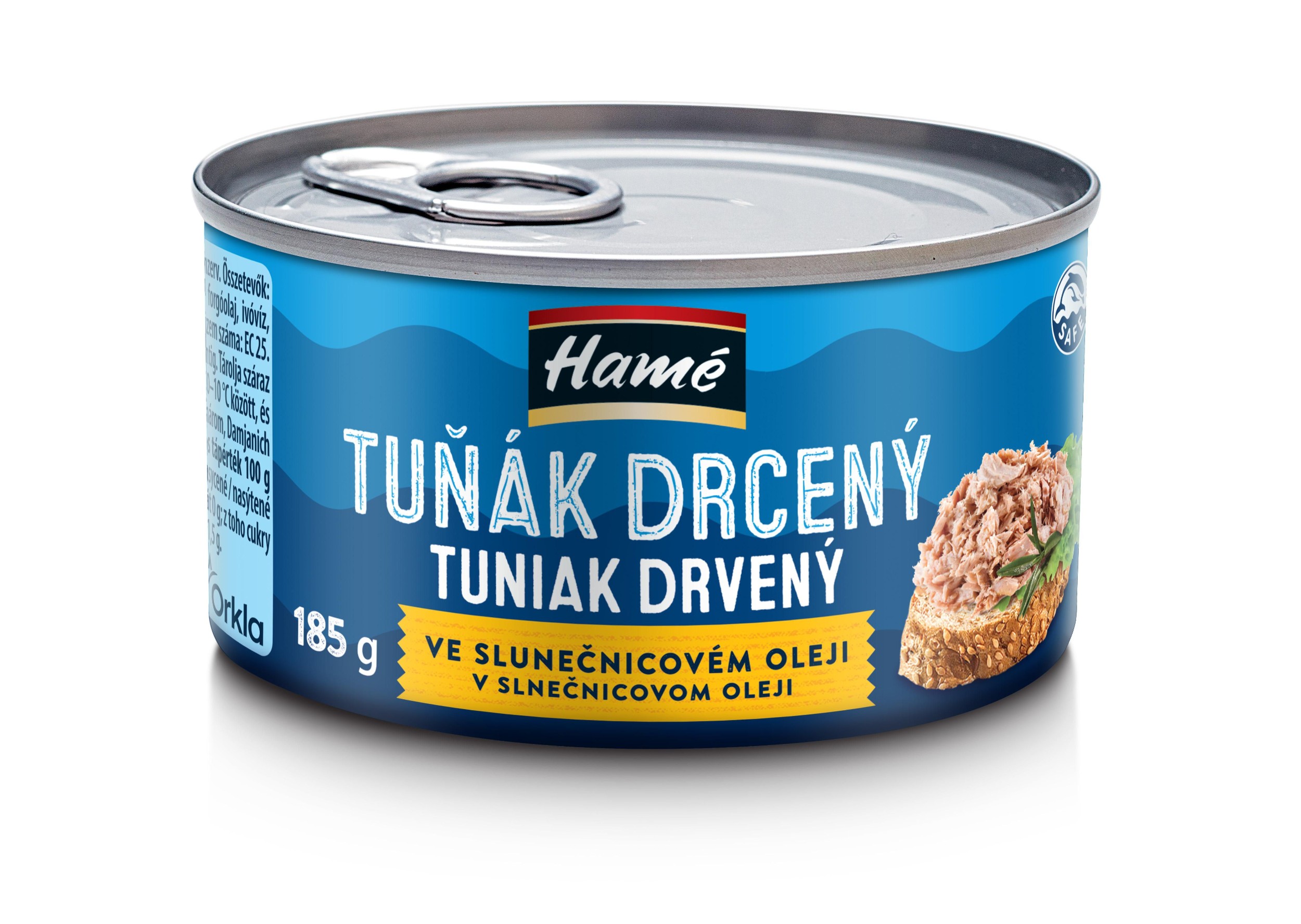 Trvanlivé potraviny - Hamé Tuňák v rostliném oleji sendvič 185 g
