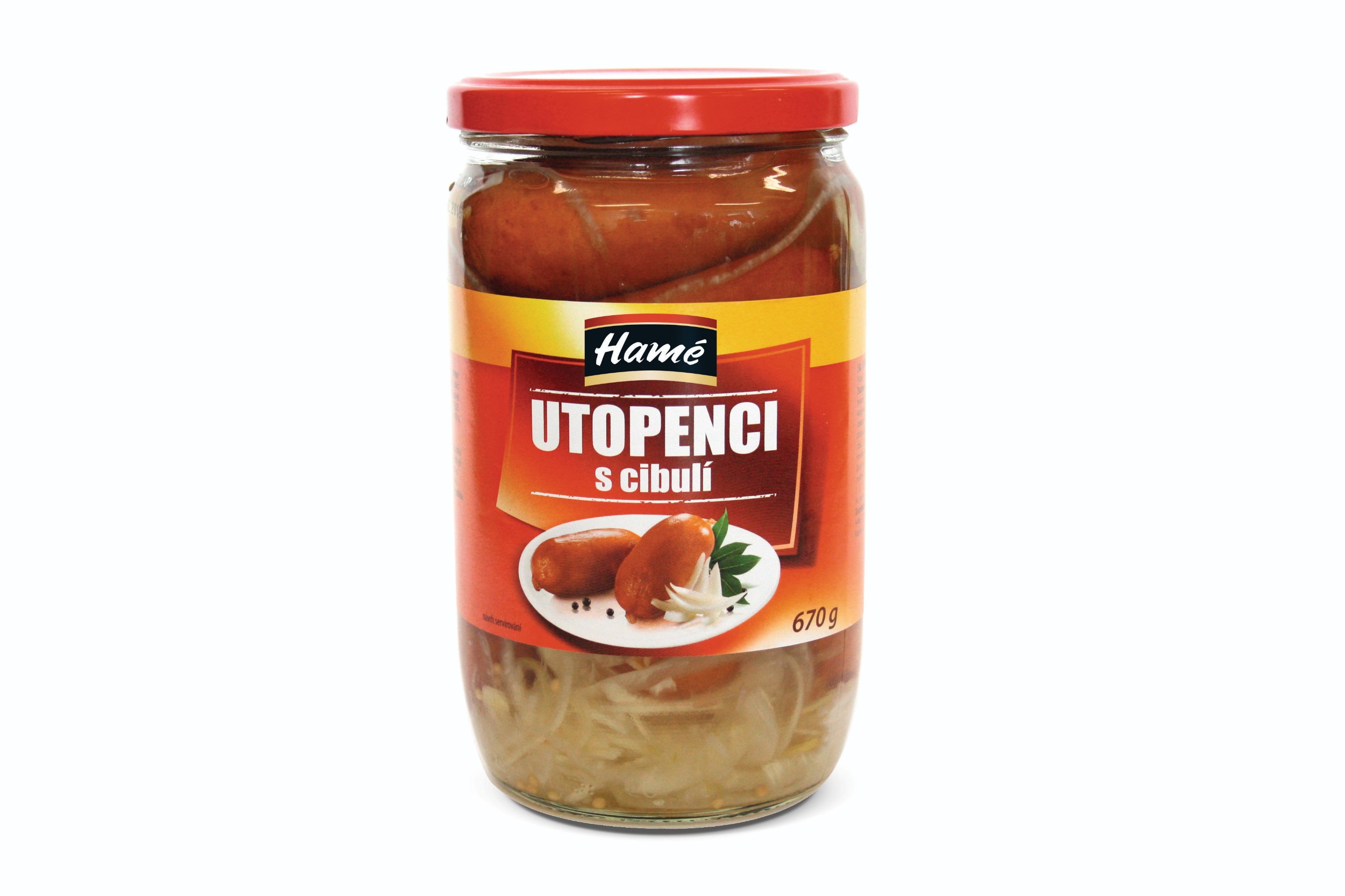 Trvanlivé potraviny - Hamé Utopenci s cibulí 670 g