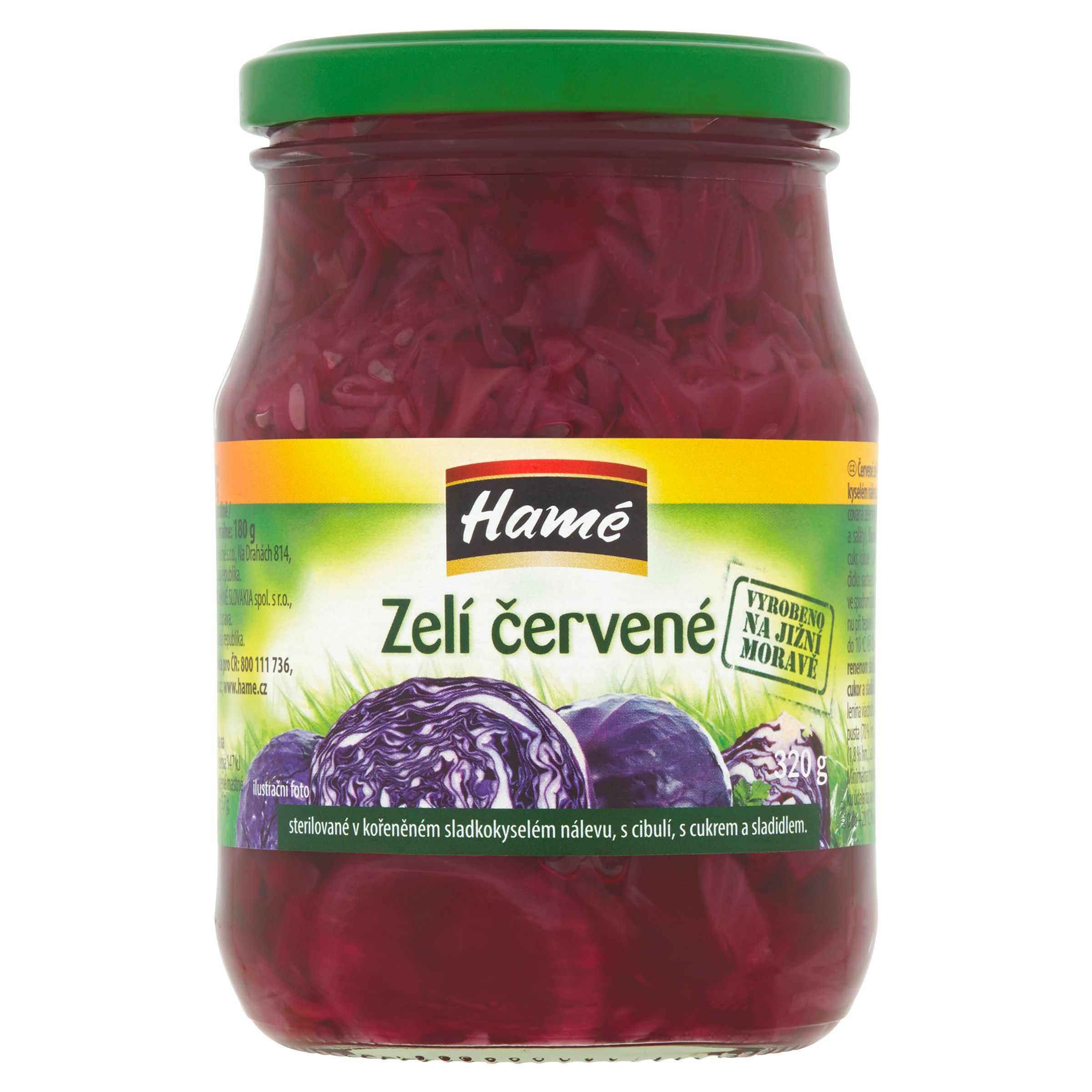 Trvanlivé potraviny - Hamé Zelí červené 320 g