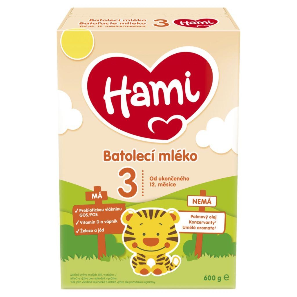 Svět dětí - Hami 12+ batolecí mléko od ukončeného 12. měsíce 600 g