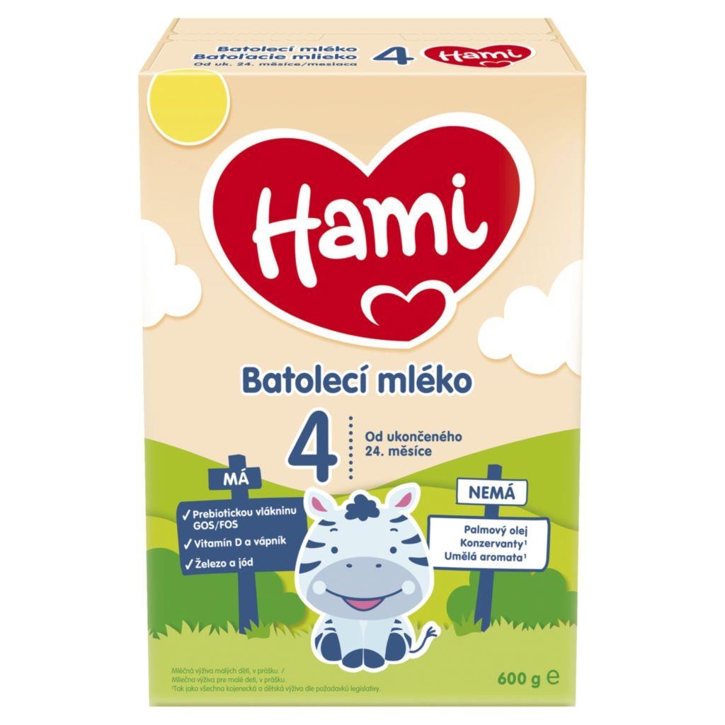 Svět dětí - Hami 24+ batolecí mléko od ukončeného 24. měsíce 600 g