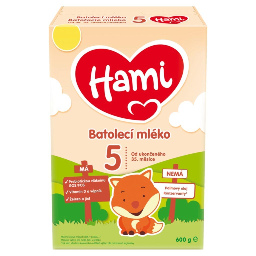 Svět dětí - Hami 5 batolecí mléko od uk. 35. měsíce 600g