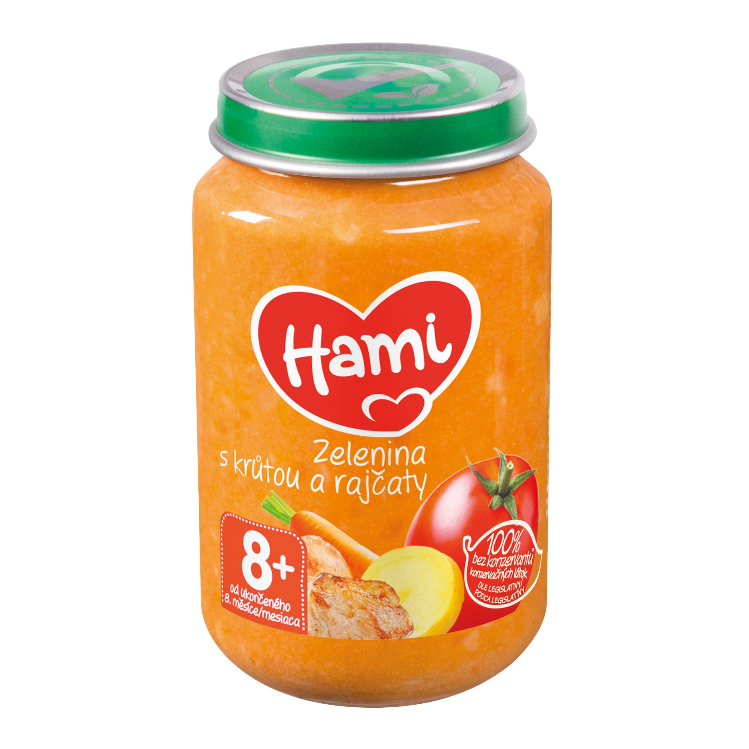 Svět dětí - HAMI Masozeleninový příkrm, Zelenina s krůtím a rajčaty 200g