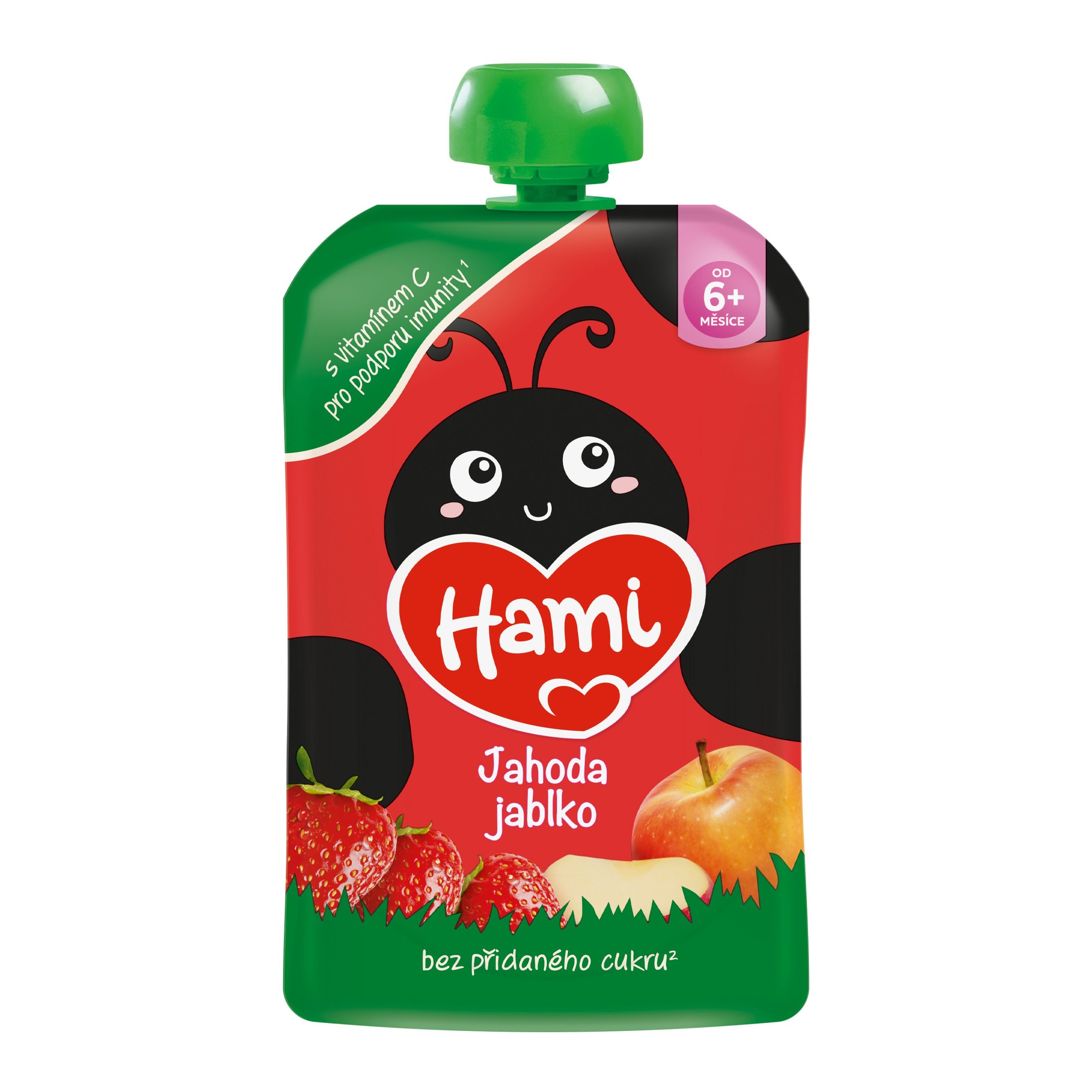 Svět dětí - Hami Příkrm Jablko, banán, jahoda 100g