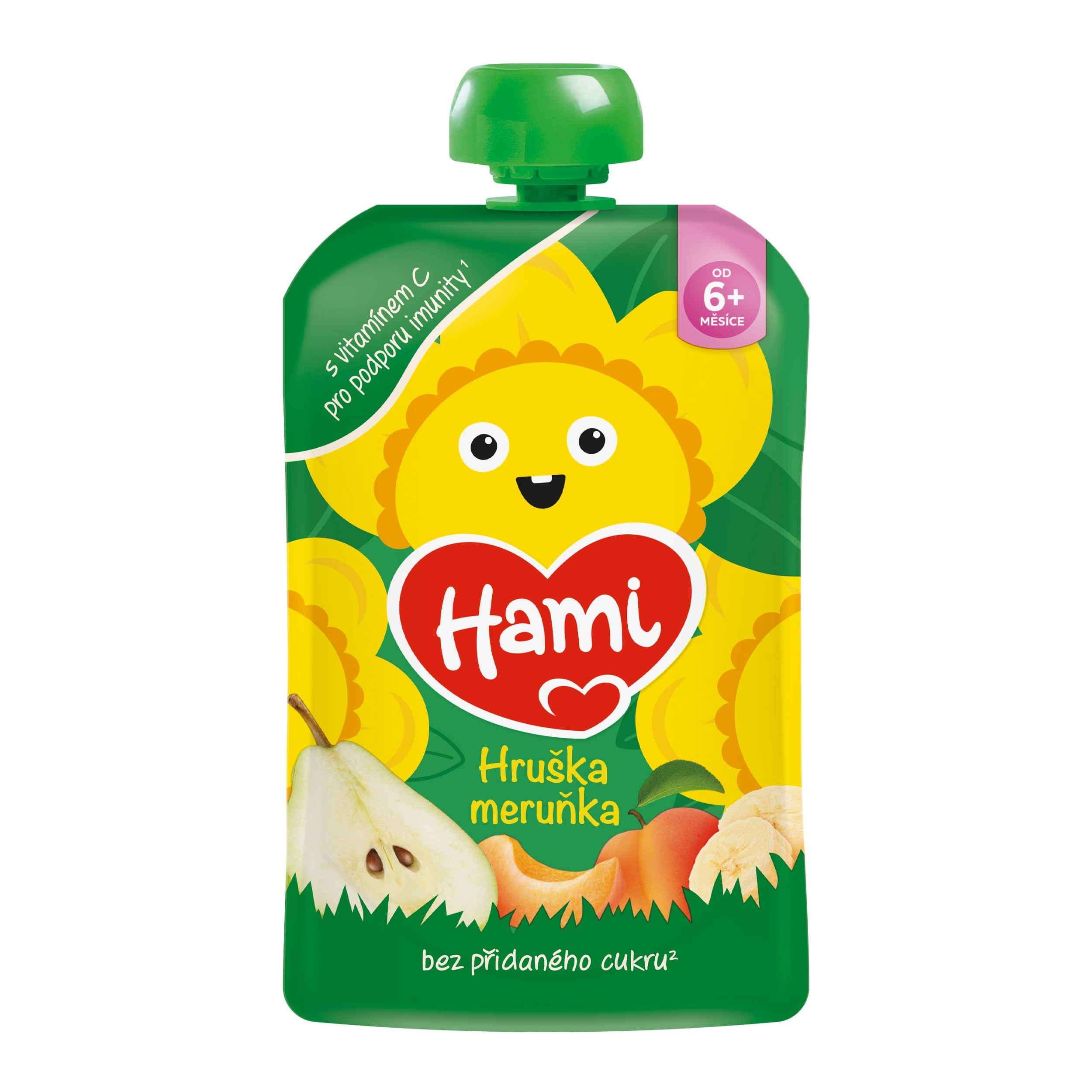 Svět dětí - Hami Příkrm Jablko hruška banán meruňka 100g