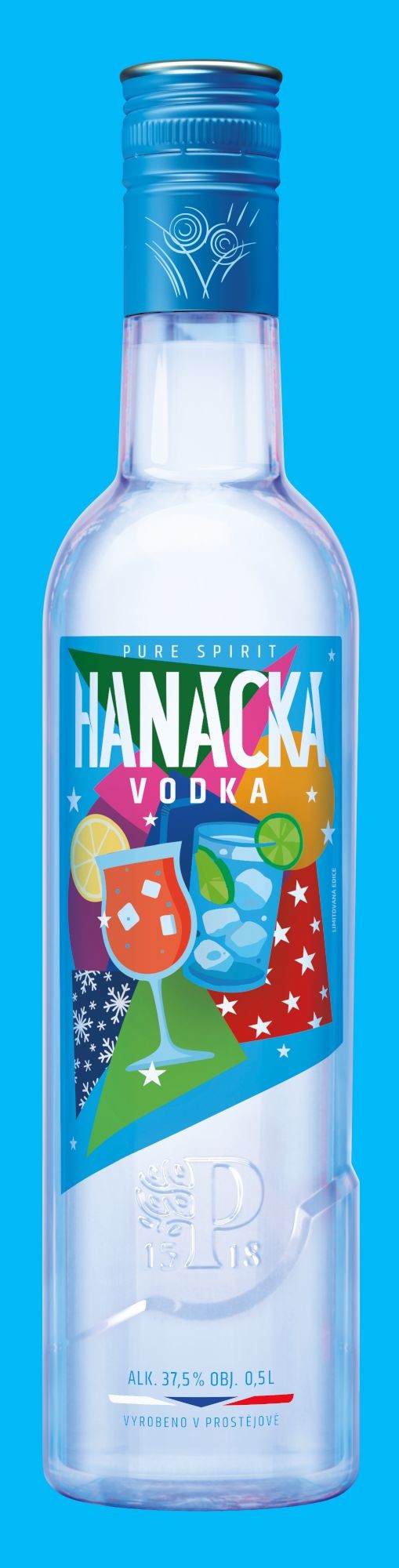 Nápoje - Hanácká Vodka 37,5% 0,5 l