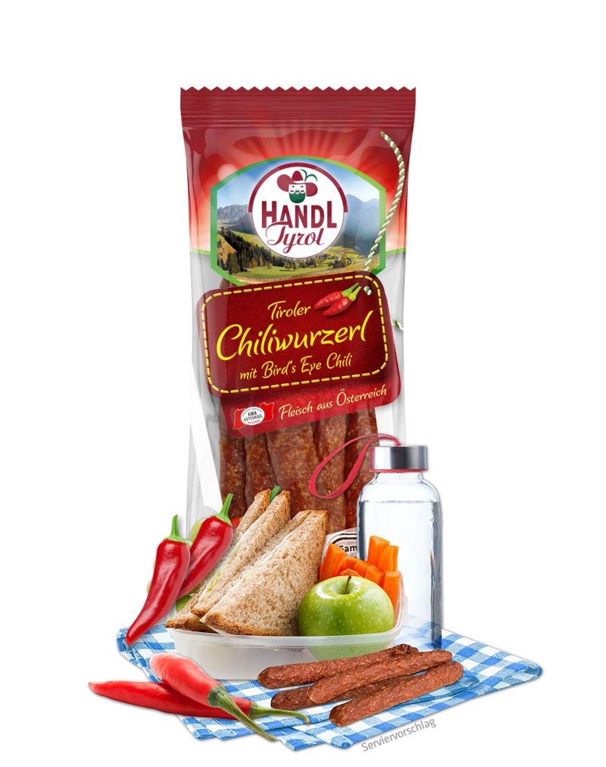 Uzeniny a lahůdky - Handl Tyrol Chilli klobáska 100 g