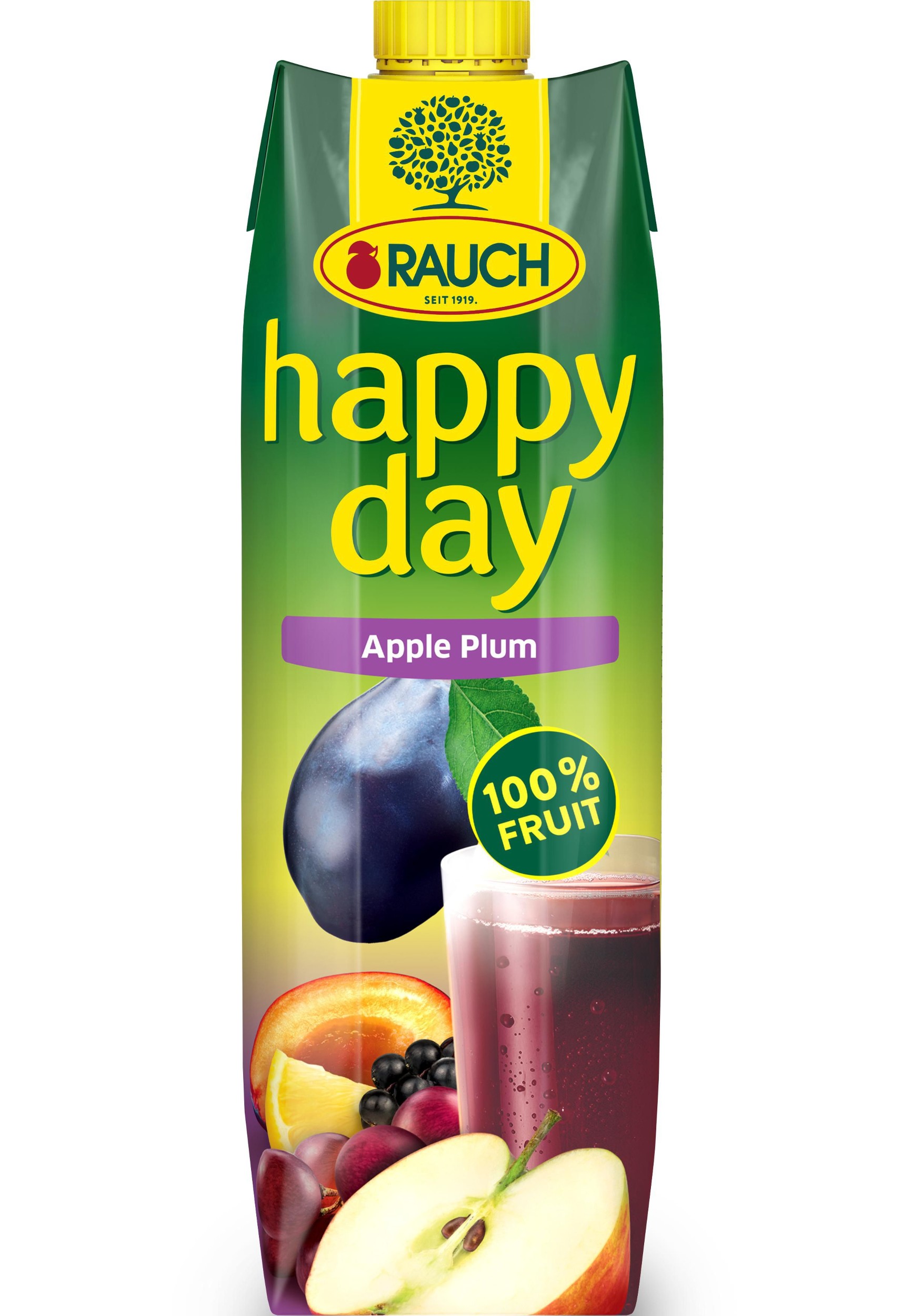 Nápoje - Happy Day Jablko Švestka 1l