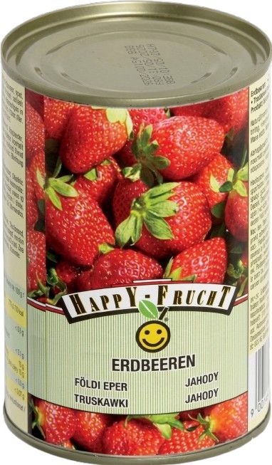 Trvanlivé potraviny - Happy Frucht Jahody 410 g