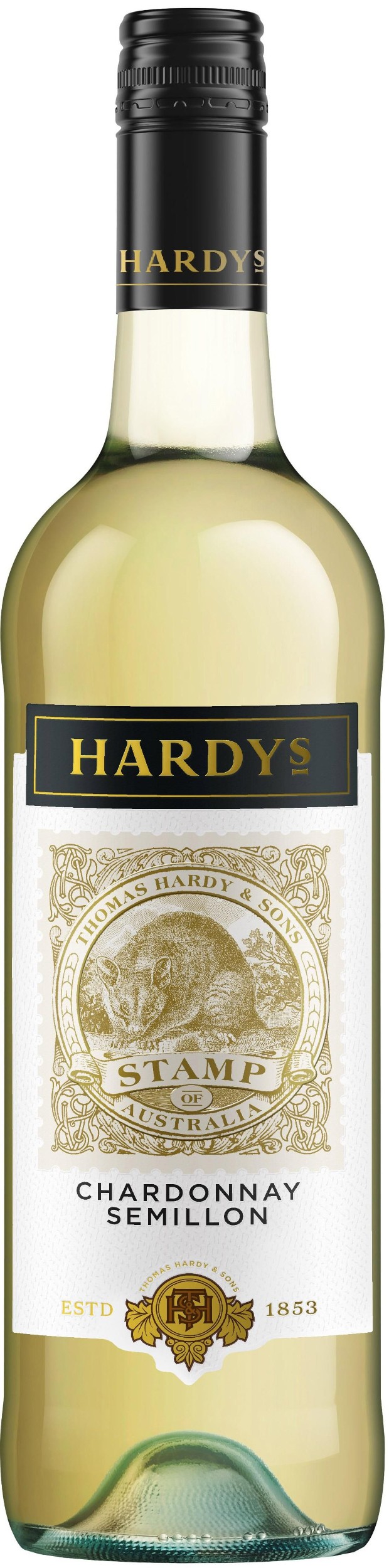 Nápoje - Hardys Stamp Chardonnay Semillon, 0,75l