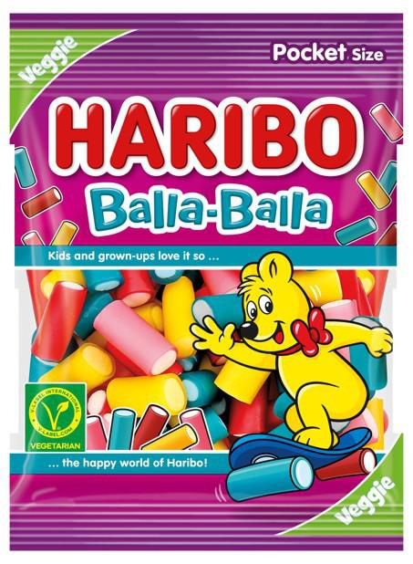 Trvanlivé potraviny - Haribo Balla Balla 80g