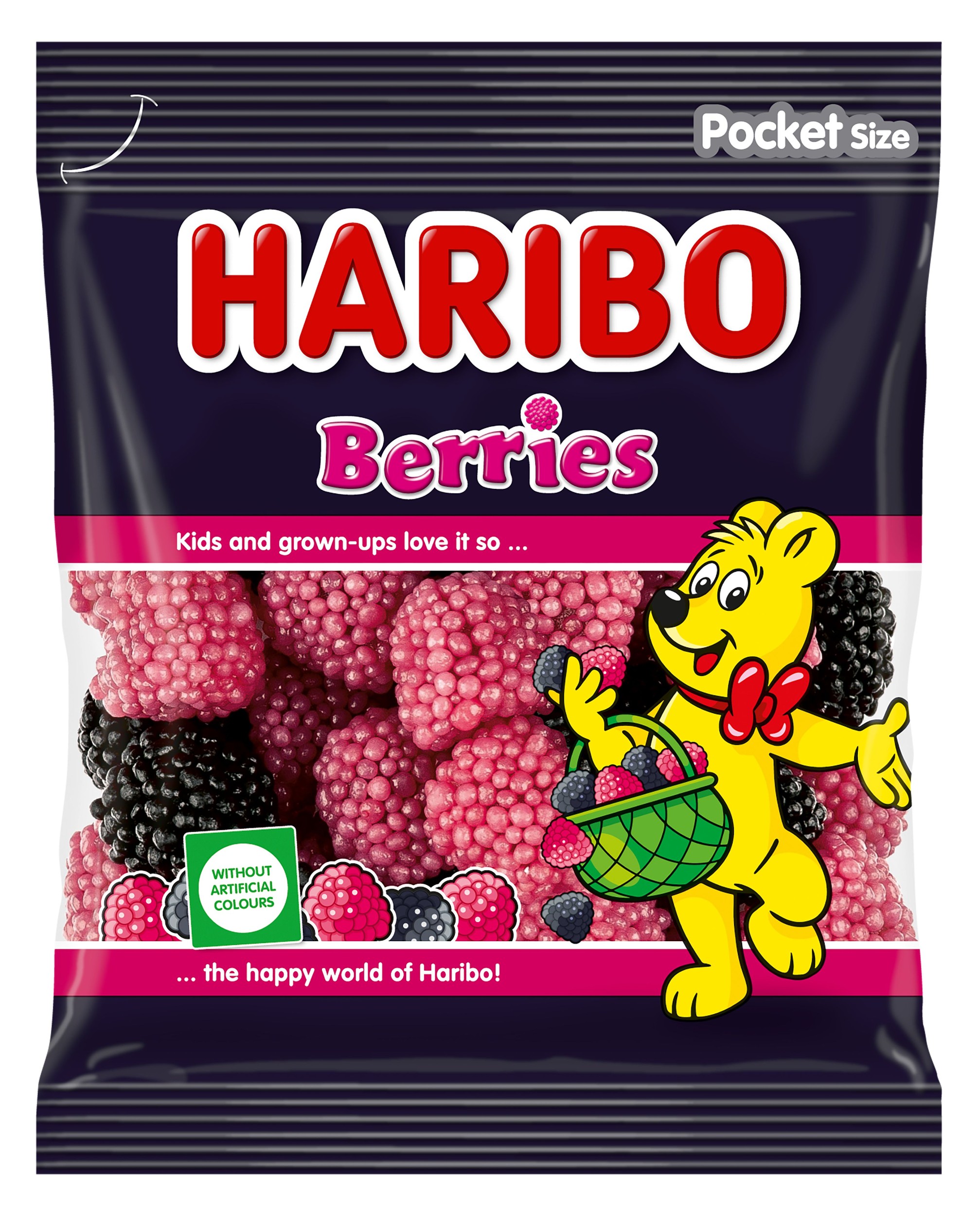 Trvanlivé potraviny - Haribo Berries želé s ovocnou příchutí 100 g