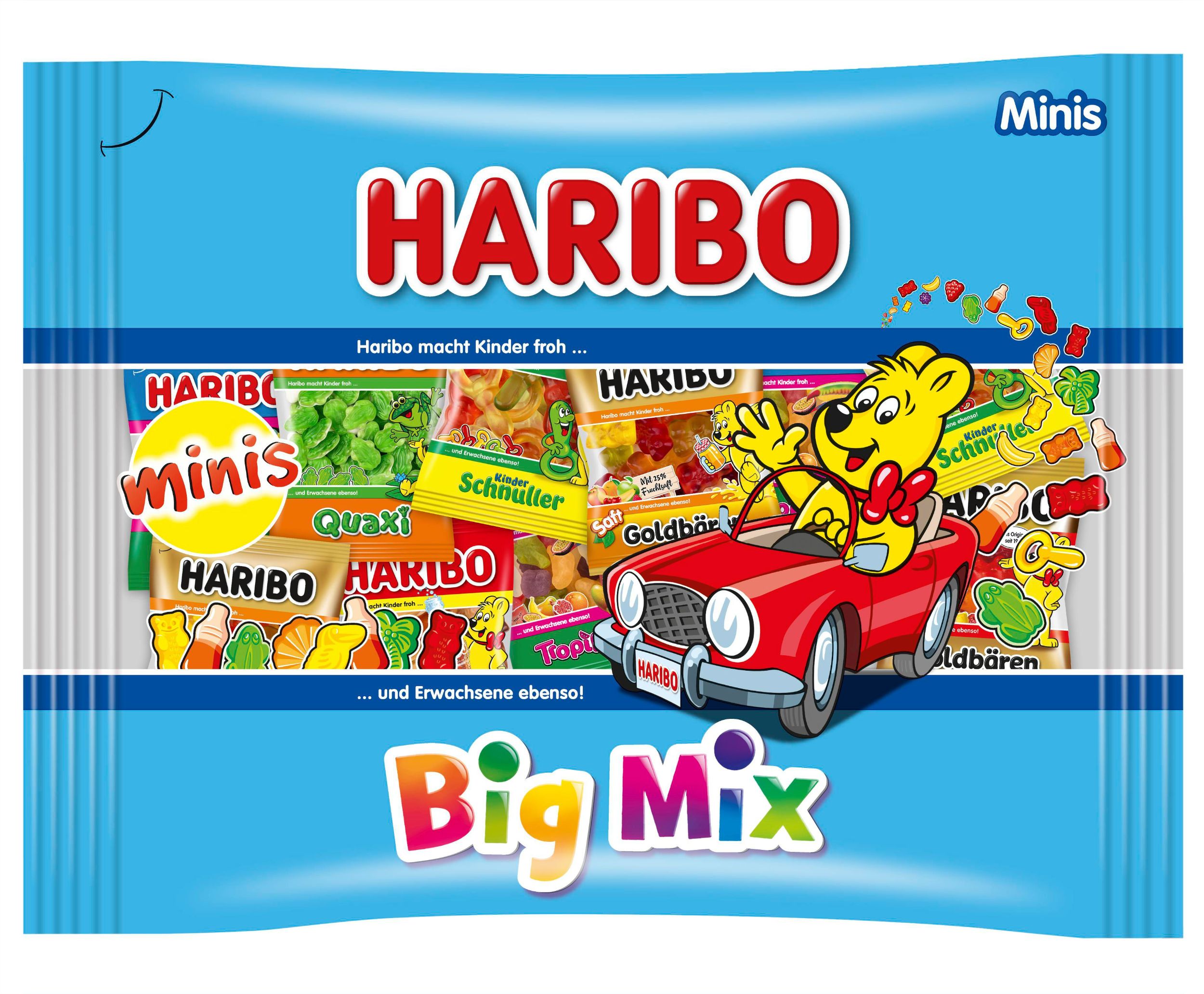 Trvanlivé potraviny - Haribo Big Mix 330g
