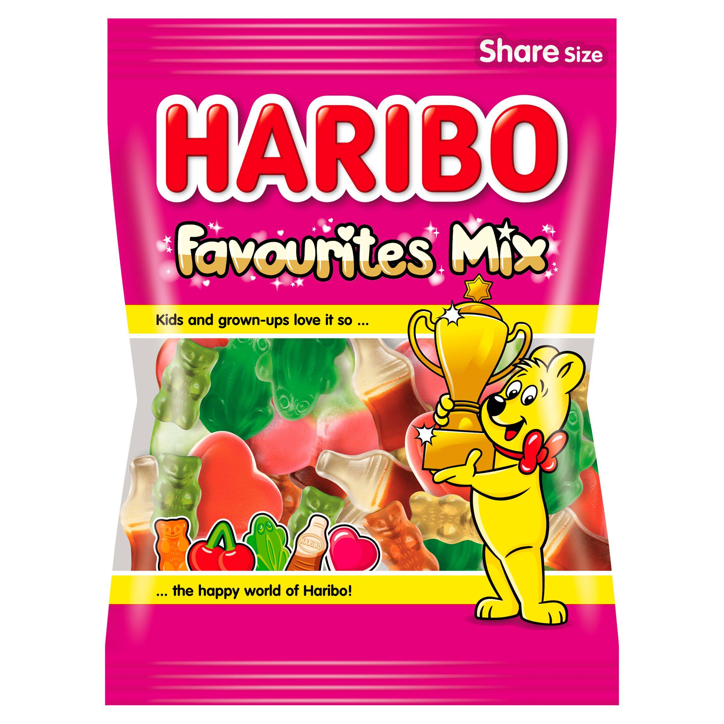 Trvanlivé potraviny - Haribo Favourites mix 175g